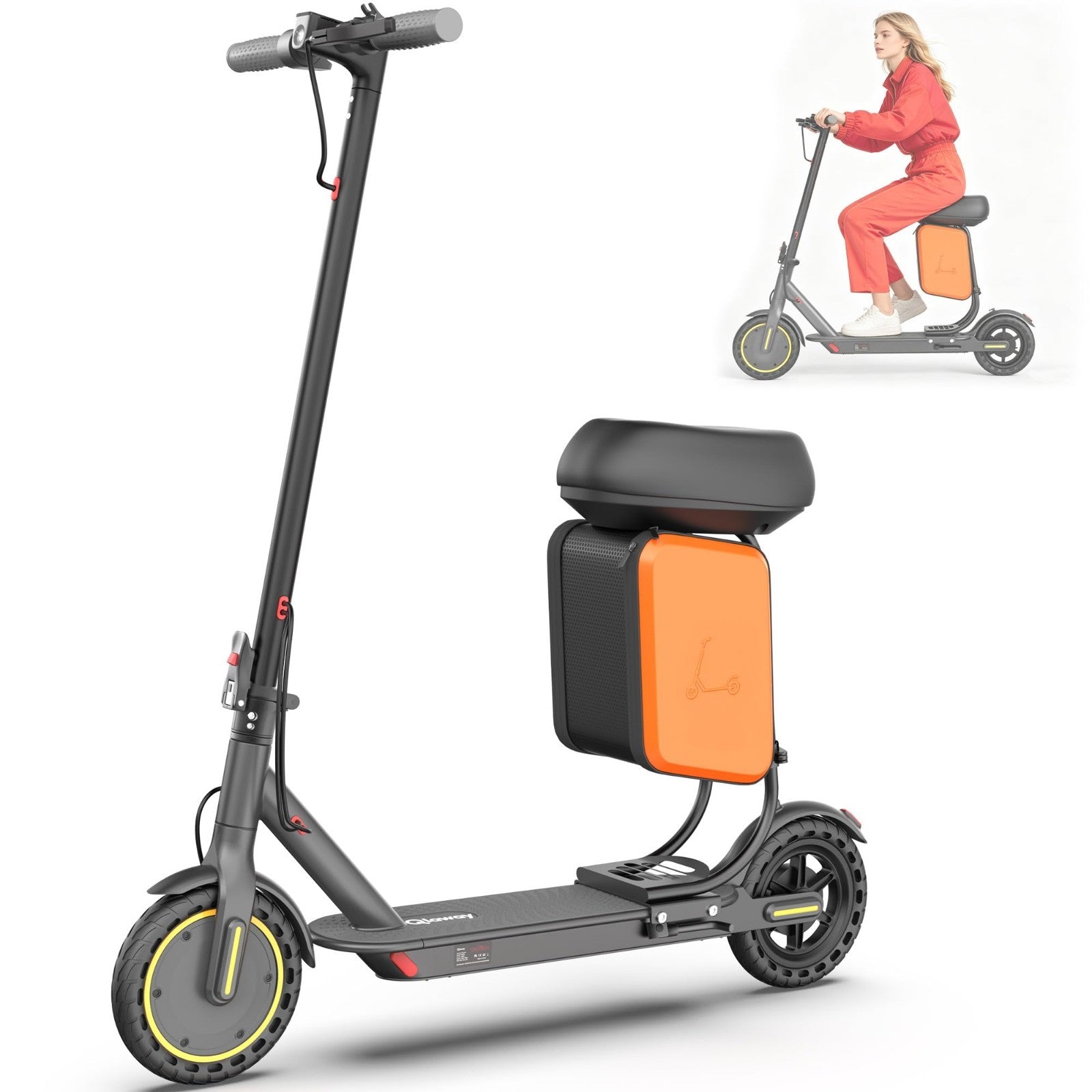 Electric Scooter 8.5''/10'' - 19/20MPH, 700/1000W Motor, 15/22 Miles Range, Port1