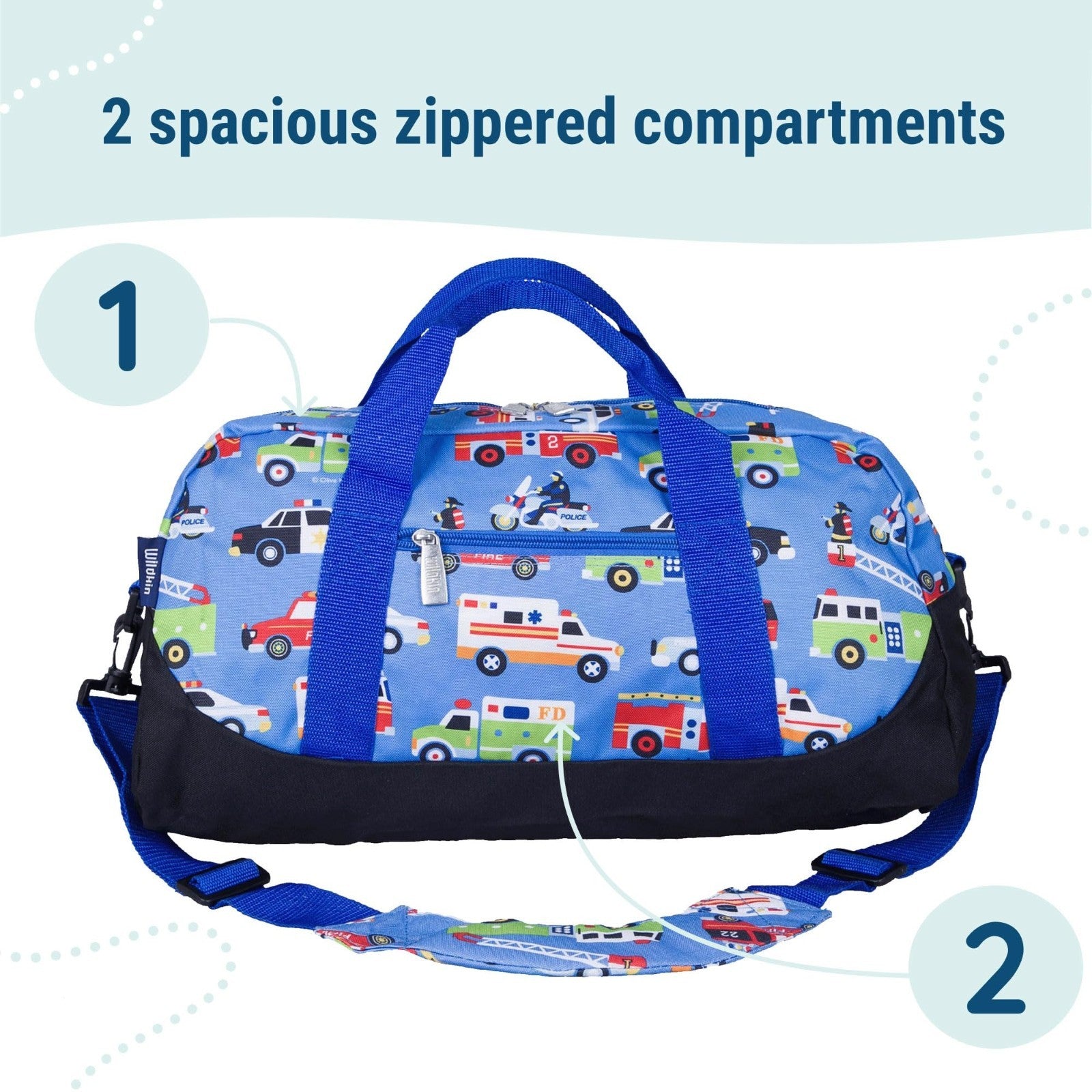 Kids Overnighter Duffel Bag - Carry-On Size, Perfect for School & Sleepovers5