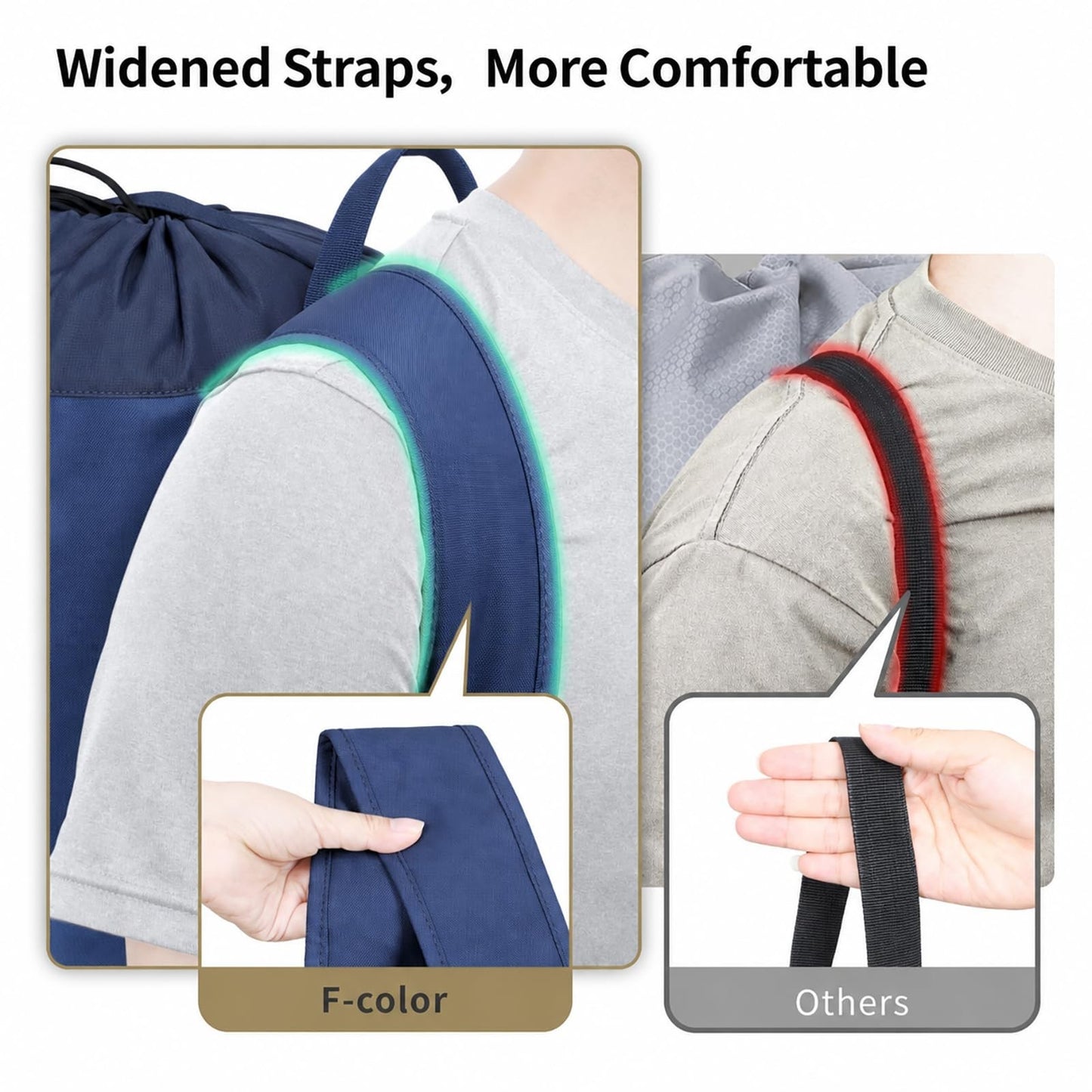 Optimized eBay Title:  "115L Laundry Backpack for College - Heavy-Duty, Wide St5