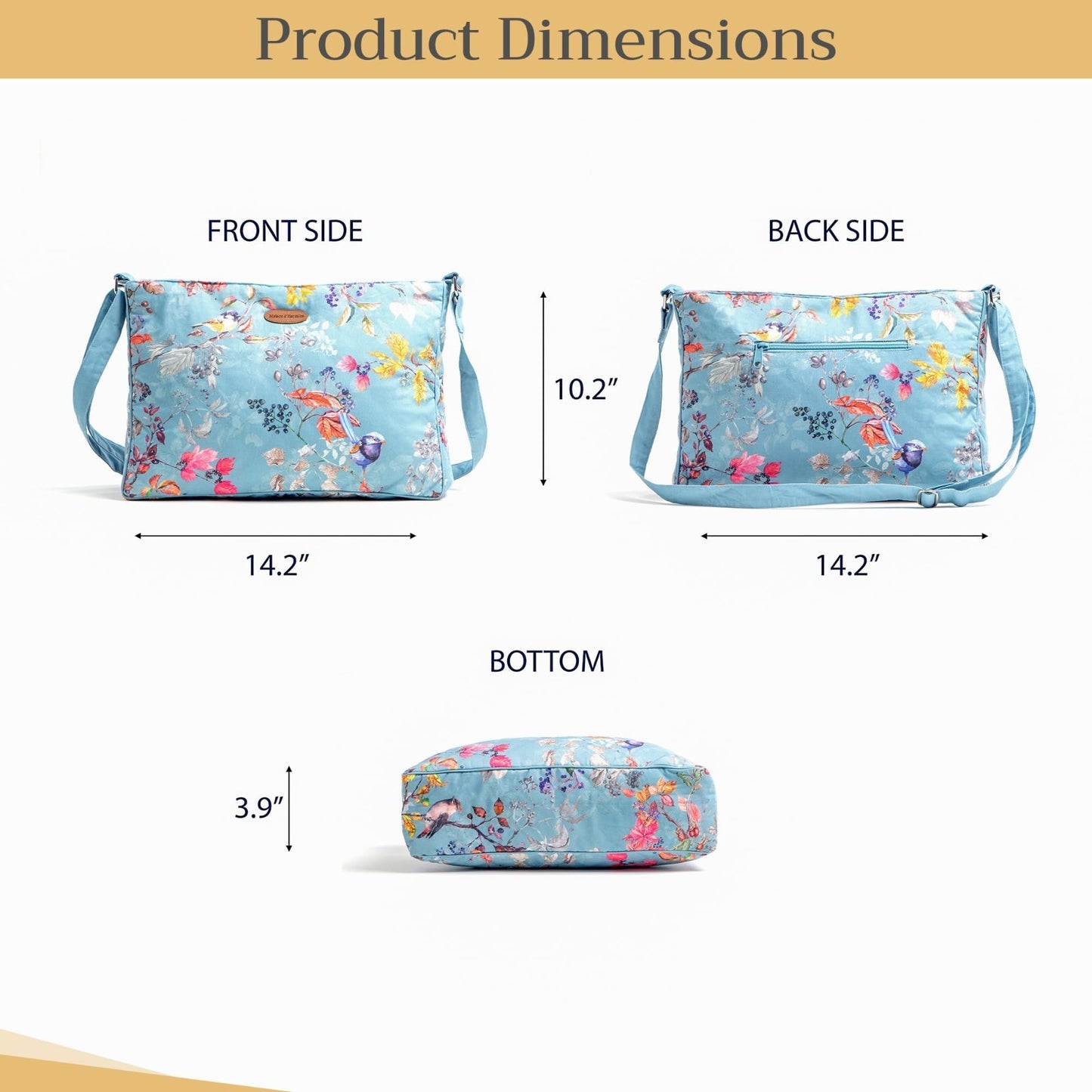 Stylish Cotton Shoulder Bag for Women   Versatile Handbag, Everyday Use, Fashion12