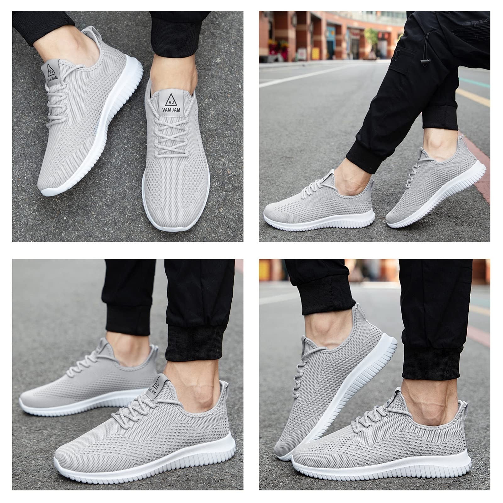 Lightweight Breathable Men's Running Shoes - Non-Slip Athletic Sneakers for Spor8