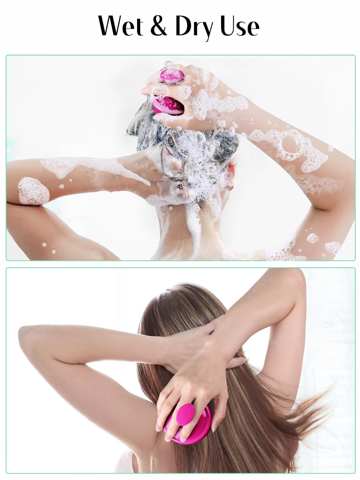 Scalp Massager Brush for Hair Growth, Silicone Shampoo Scrubber, Dandruff Relief4