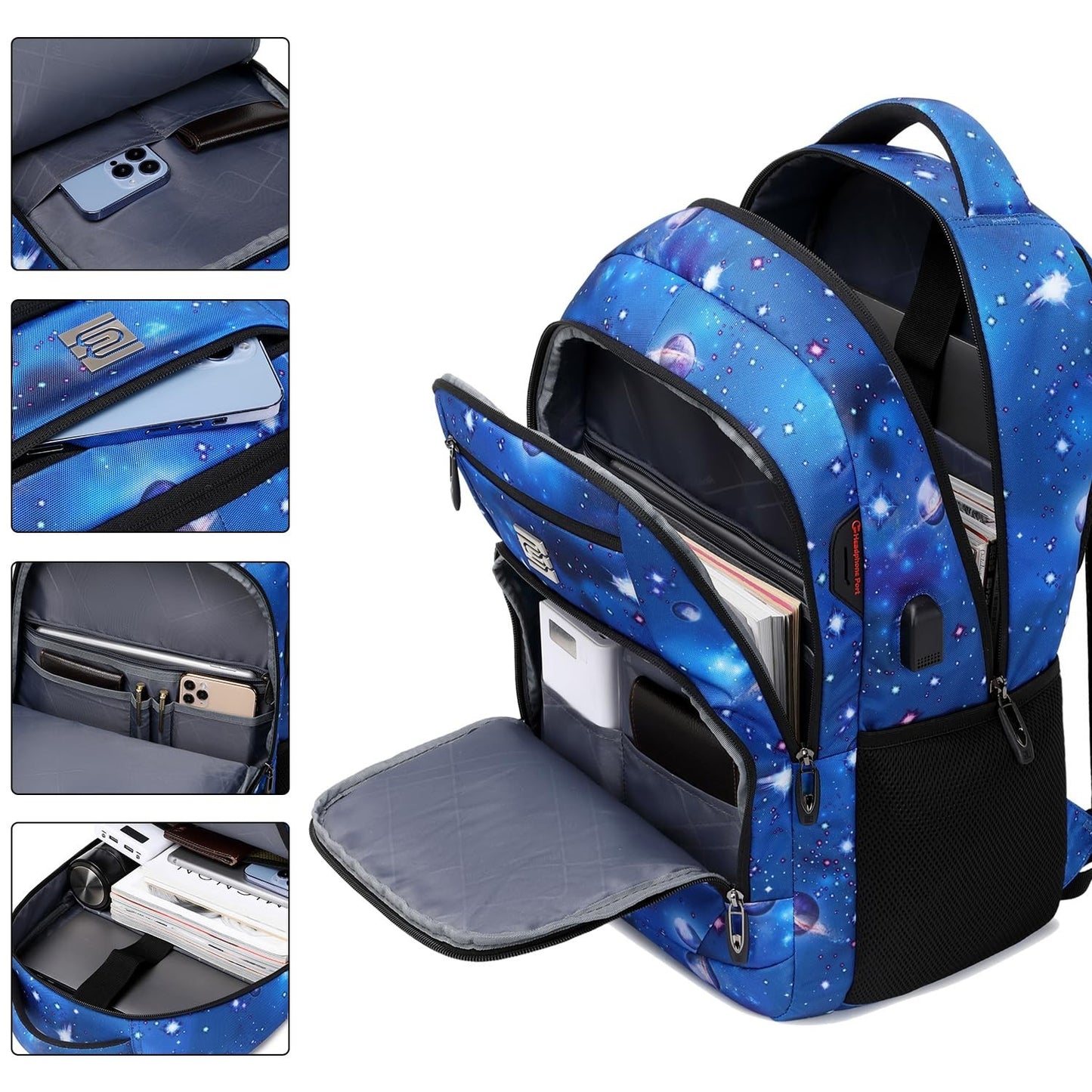 Slim Anti Theft Laptop Backpack for Business Travel & College   Stylish & Functi2