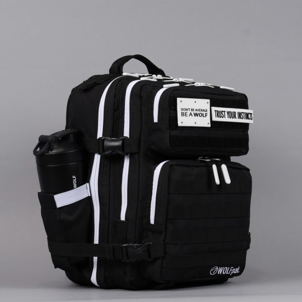 Durable 25L Waterproof Gym Backpack   1000D Oxford, MOLLE Webbing, Laptop Pocket5