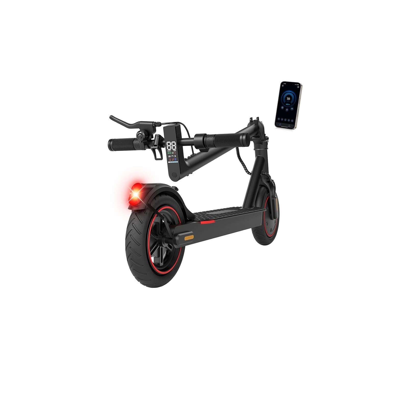 High-Power Electric Scooter for Adults & Teens, 1200W/1000W/500W Motor, 10''/8.51