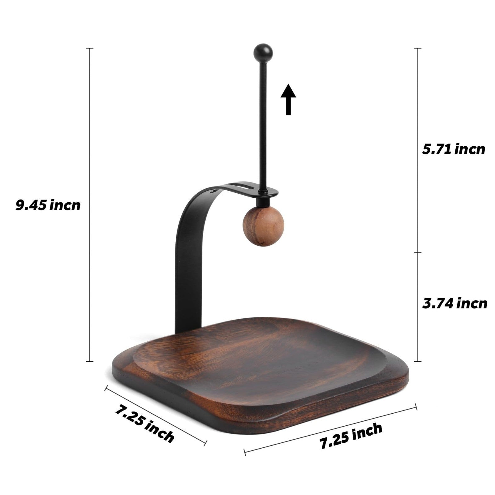 Wood Napkin Holder for Table - Stylish Paper Napkin & Cocktail Holder for Home,1