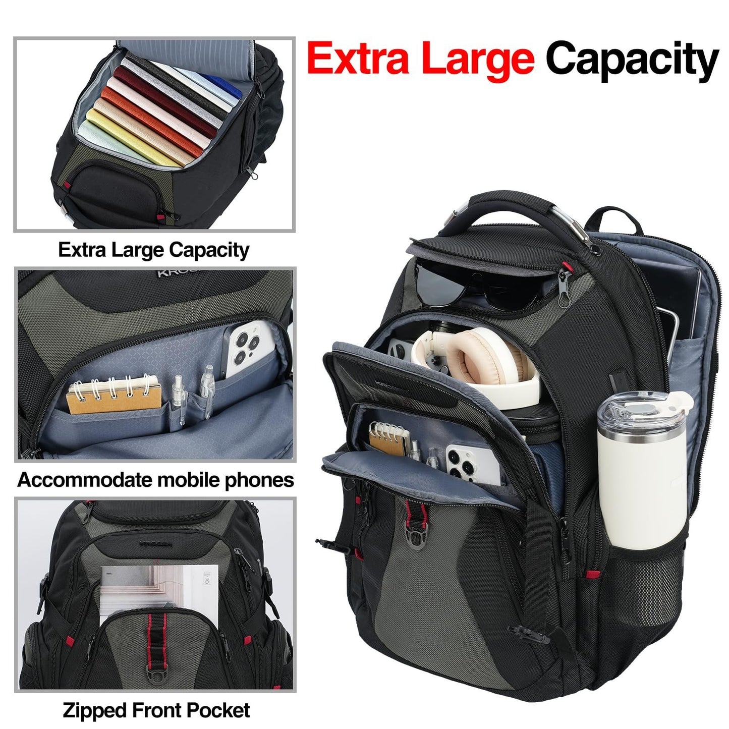 17.3" Laptop Backpack for Men & Women   Stylish Computer Bag for College & Trave3