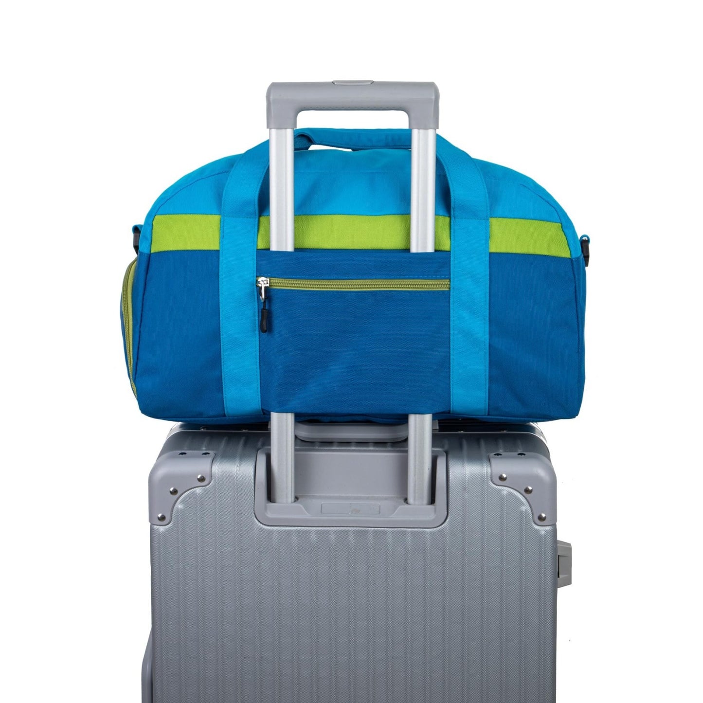 18" Small Kids Duffle Bag - Blue, Perfect for Boys & Girls, Weekend Travel, Spor3