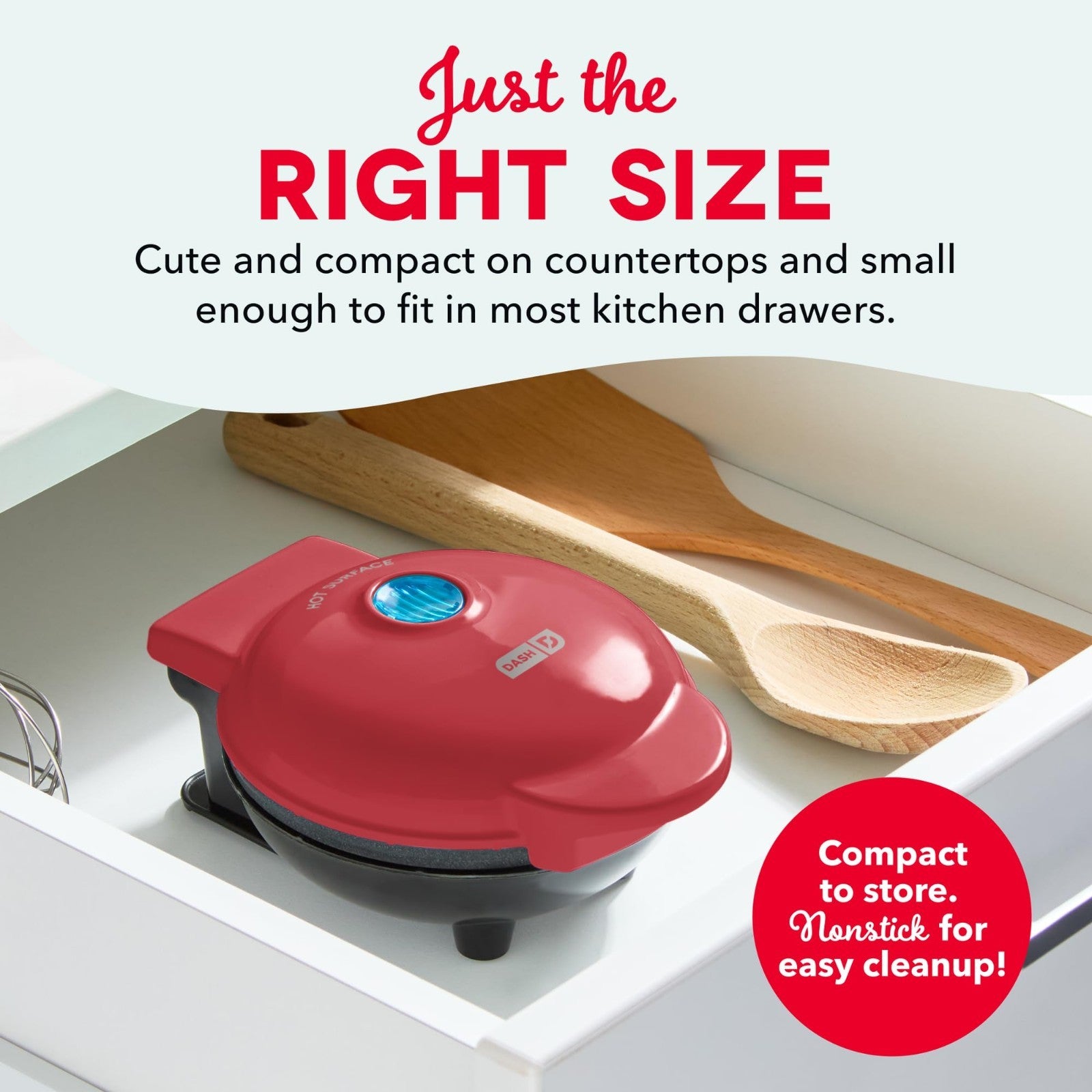 Compact Mini Waffle Maker - 4-Inch Nonstick Iron for Dorms, RVs & Kids - Chaffle3