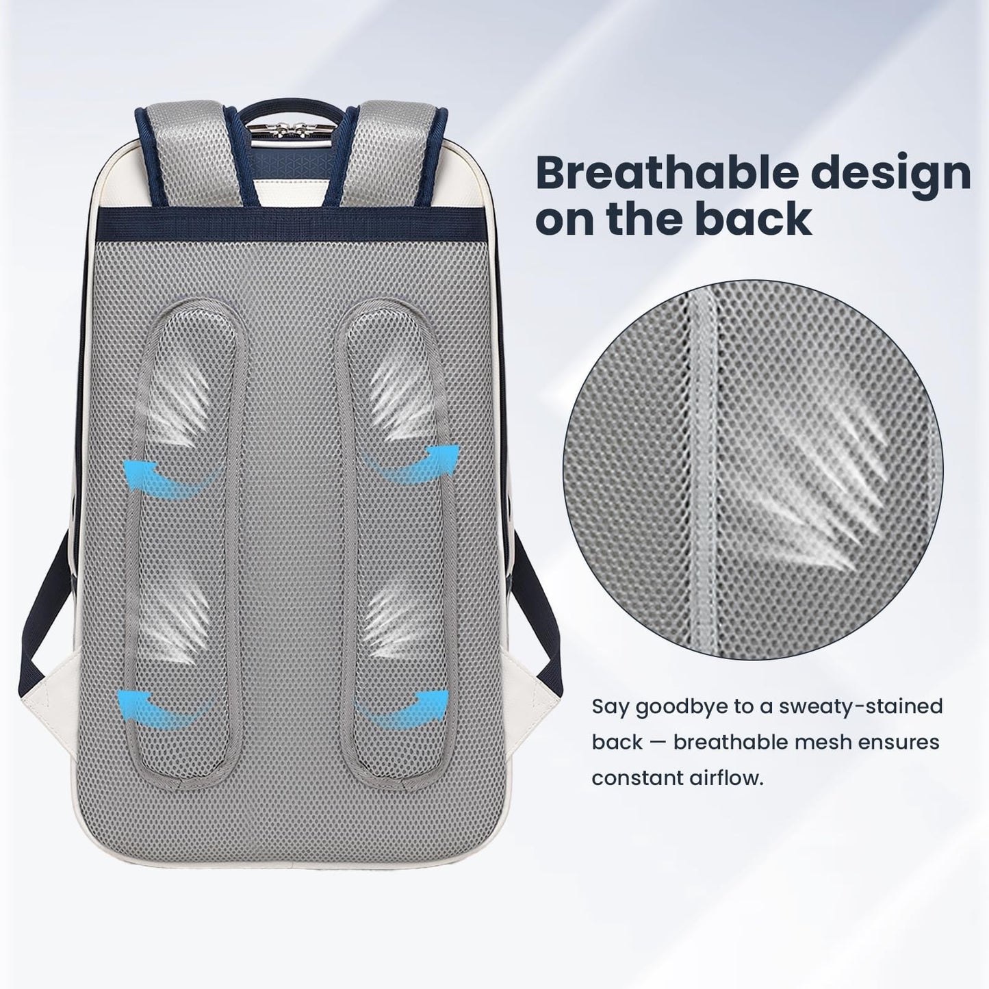 Multi-Compartment Tennis & Pickleball Backpack with Shoe Holder, Laptop Sleeve3