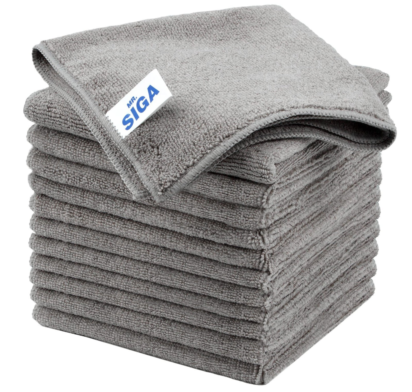 Streak-Free Microfiber Cleaning Cloths - 12 Pack, Ultra-Absorbent Towels for Hom1