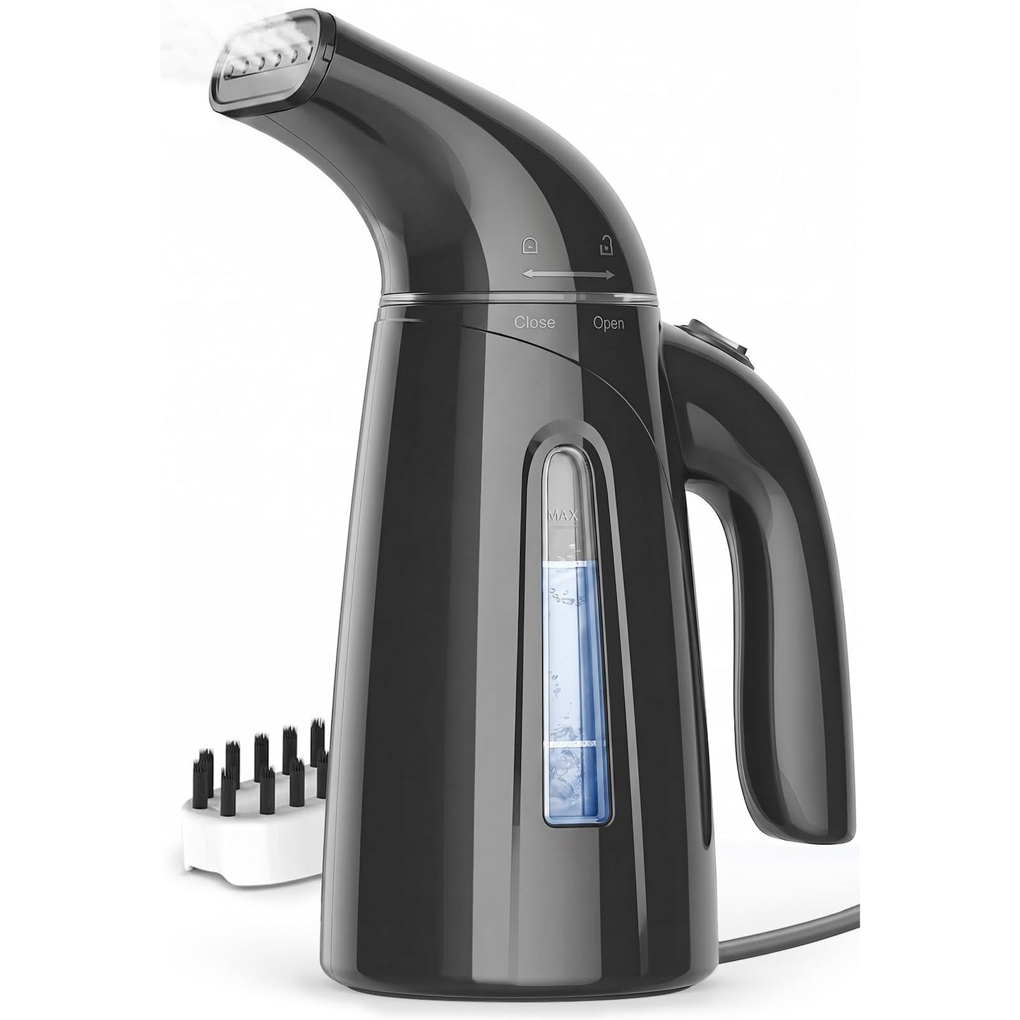 Handheld Clothes Steamer, 700W Portable Travel Steam Iron, 240ml Capacity, Grey0