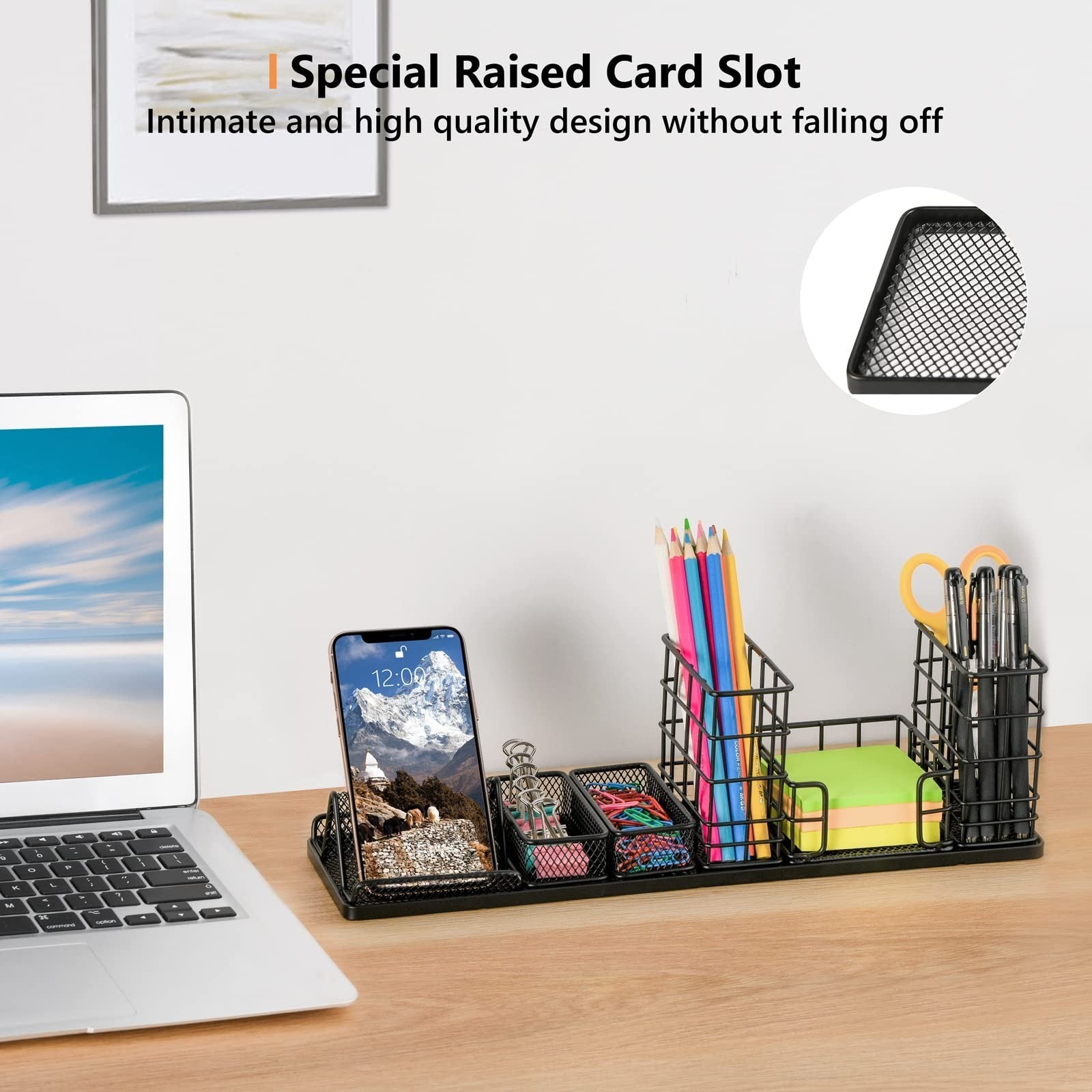 7 in 1 Desk Organizer & Accessories Set   Stylish Office Storage Solution4