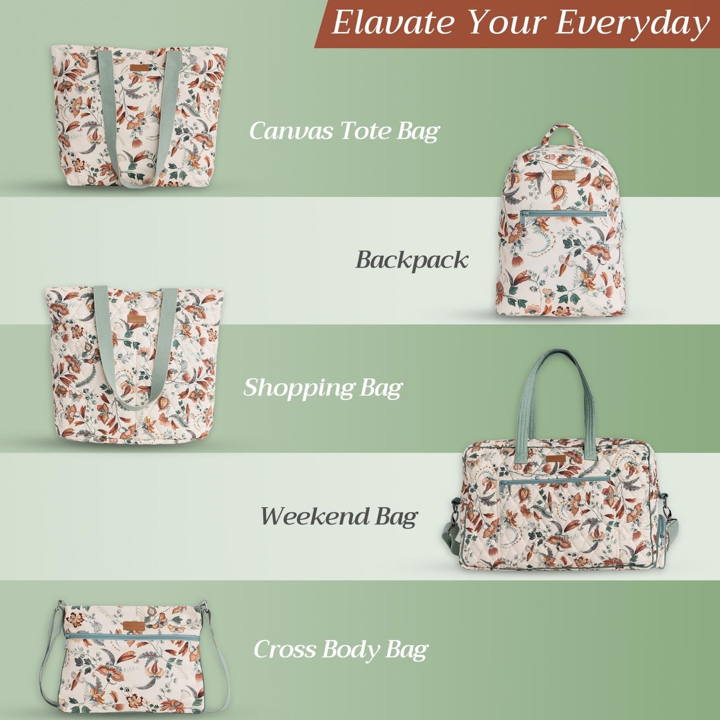 Stylish Women's Cotton Shoulder Handbag   Versatile Tote Bag for Everyday Use5