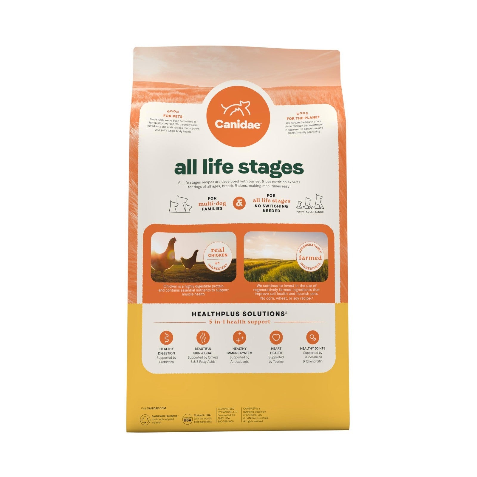 All Life Stages Dog Food, Real Chicken & Ancient Grains, 27 lb   Healthy Nutriti7