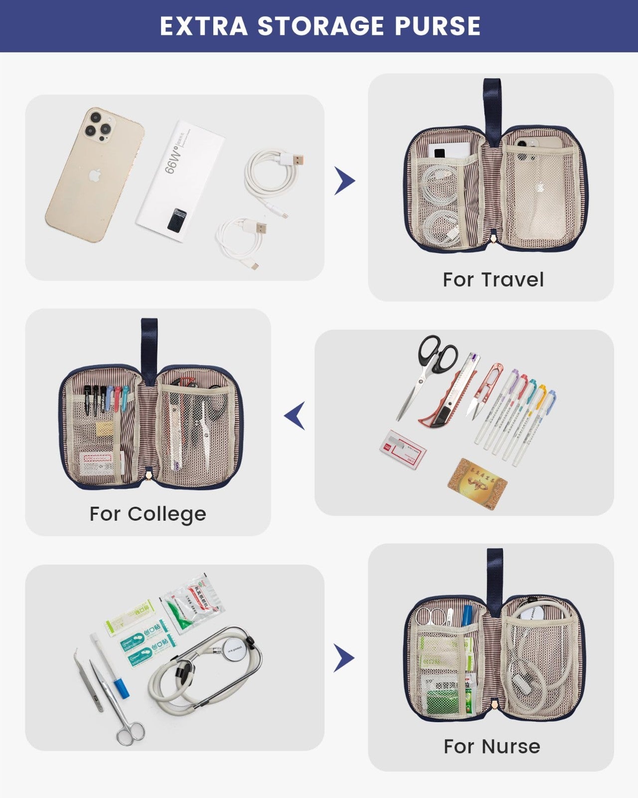 Stylish 15.6" Laptop Backpack for Women, USB Port, Waterproof Travel Bag, Organi6