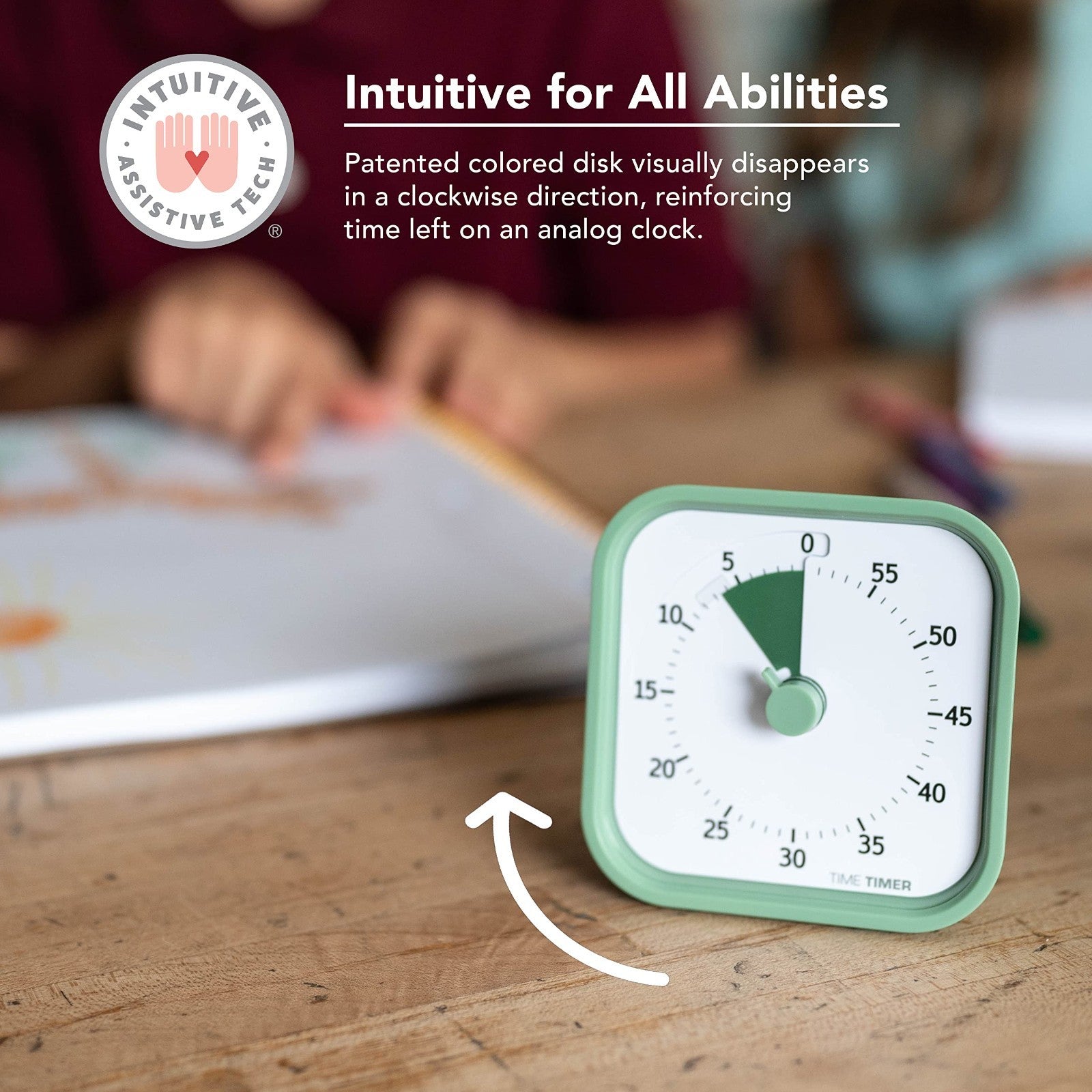 60 Minute Visual Timer for Home, Office & Study   Silent Operation, Homeschool S3
