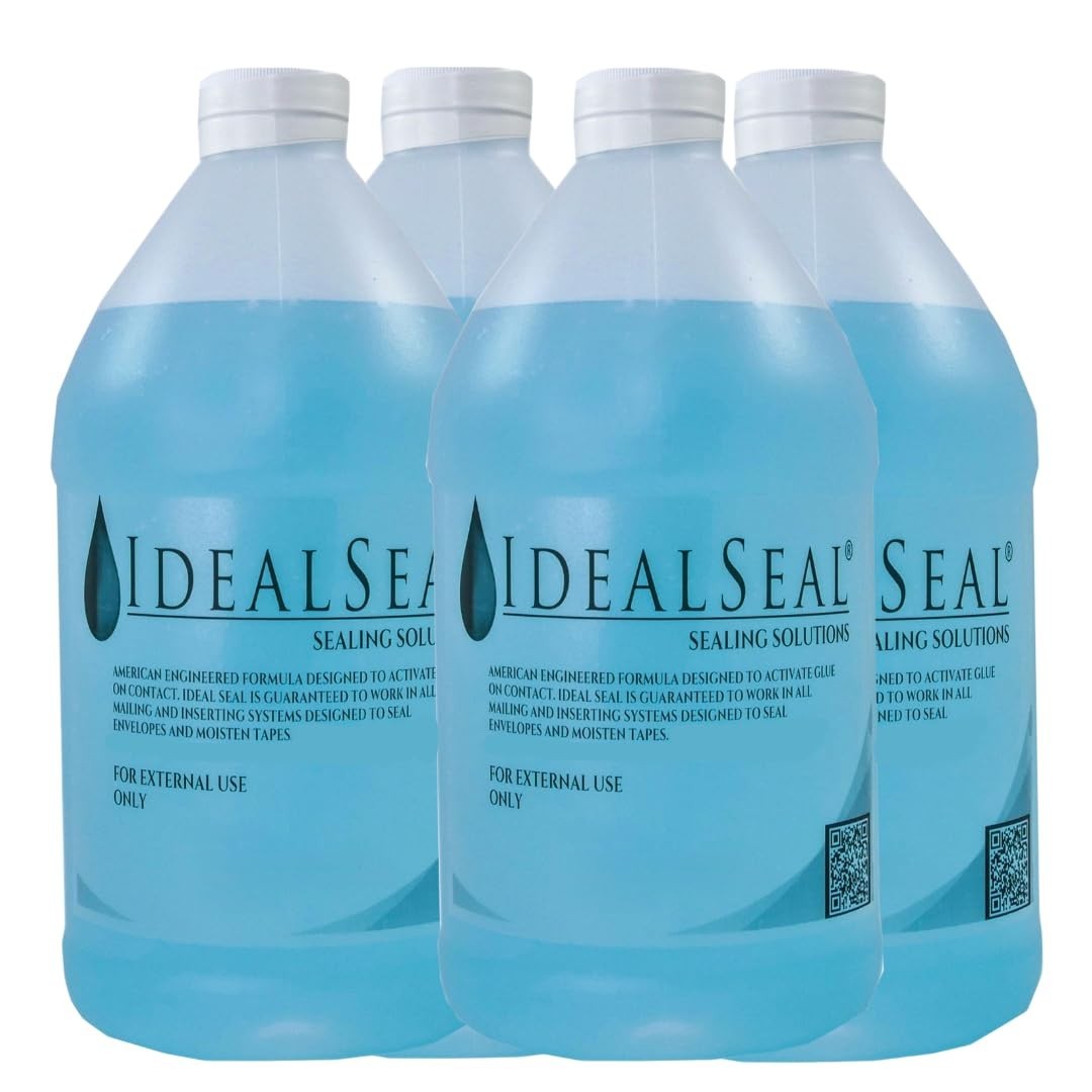 Sealing Solutions for Postage - 4 Half Gallon Containers, Ideal for Shipping & P4