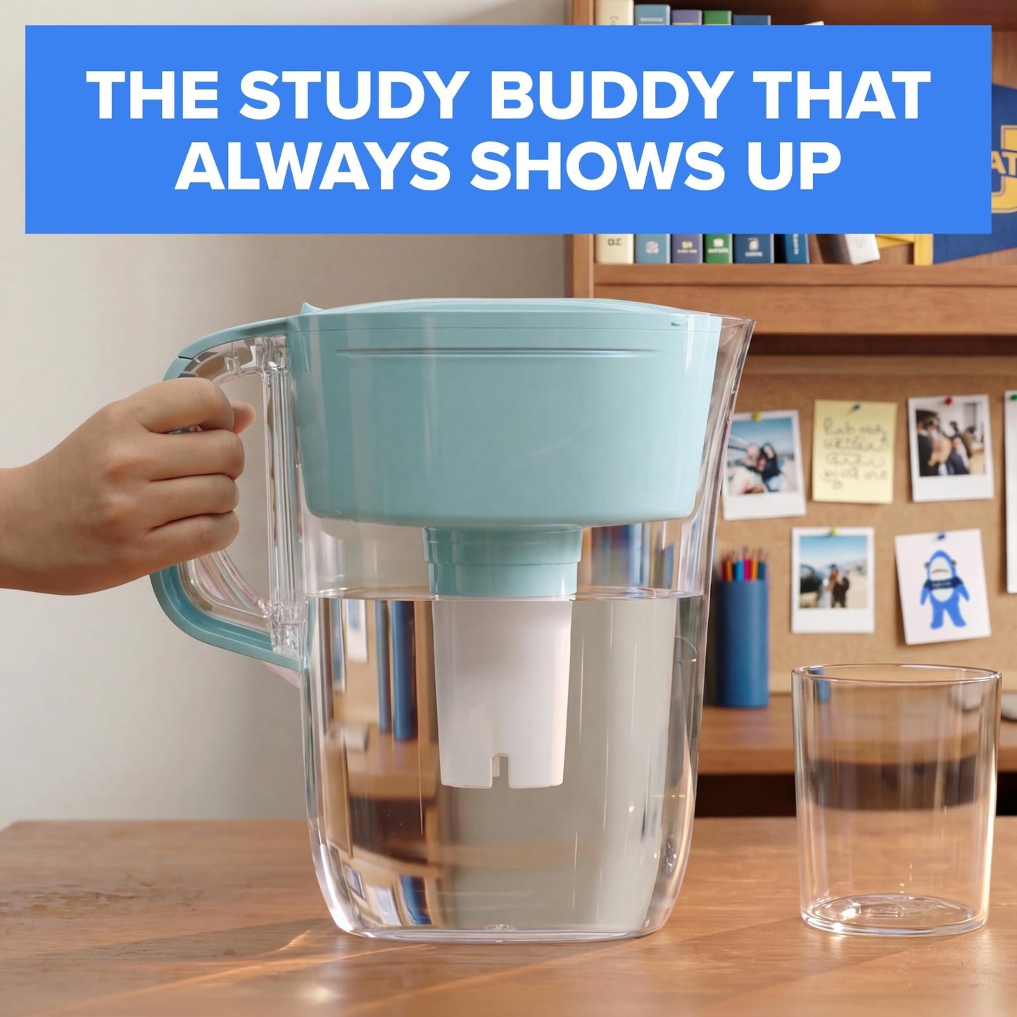 6 Cup Water Filter Pitcher with 1 Filter   Reduces Chlorine, Copper, Mercury & C9