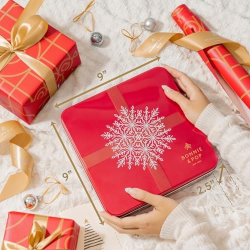 'S Holiday Tin- with Assorted Christmas Chocolate, Nuts, Bark, Truffles – Festiv2