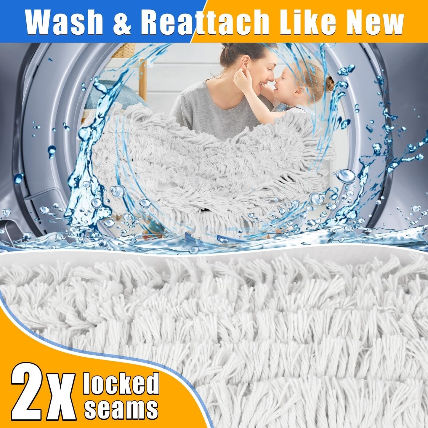 41" Commercial Dust Mop - Heavy-Duty Dry Broom for Hardwood Floor Cleaning3