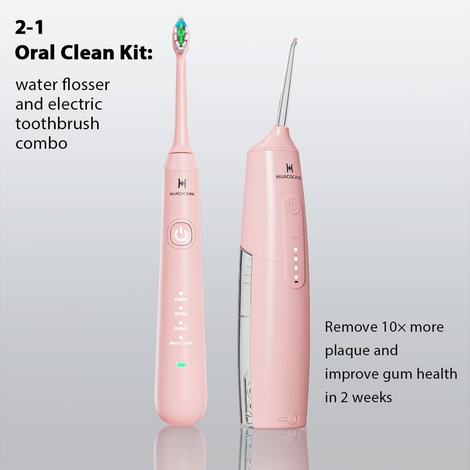 2 in 1 Water Dental Flosser & Electric Toothbrush Combo for Teeth & Gum Health  2