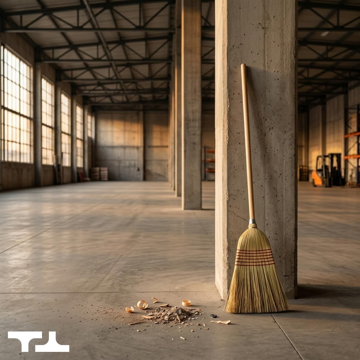 Heavy Duty Corn Broom with Wooden Handle for Indoor & Outdoor Cleaning - 1.254