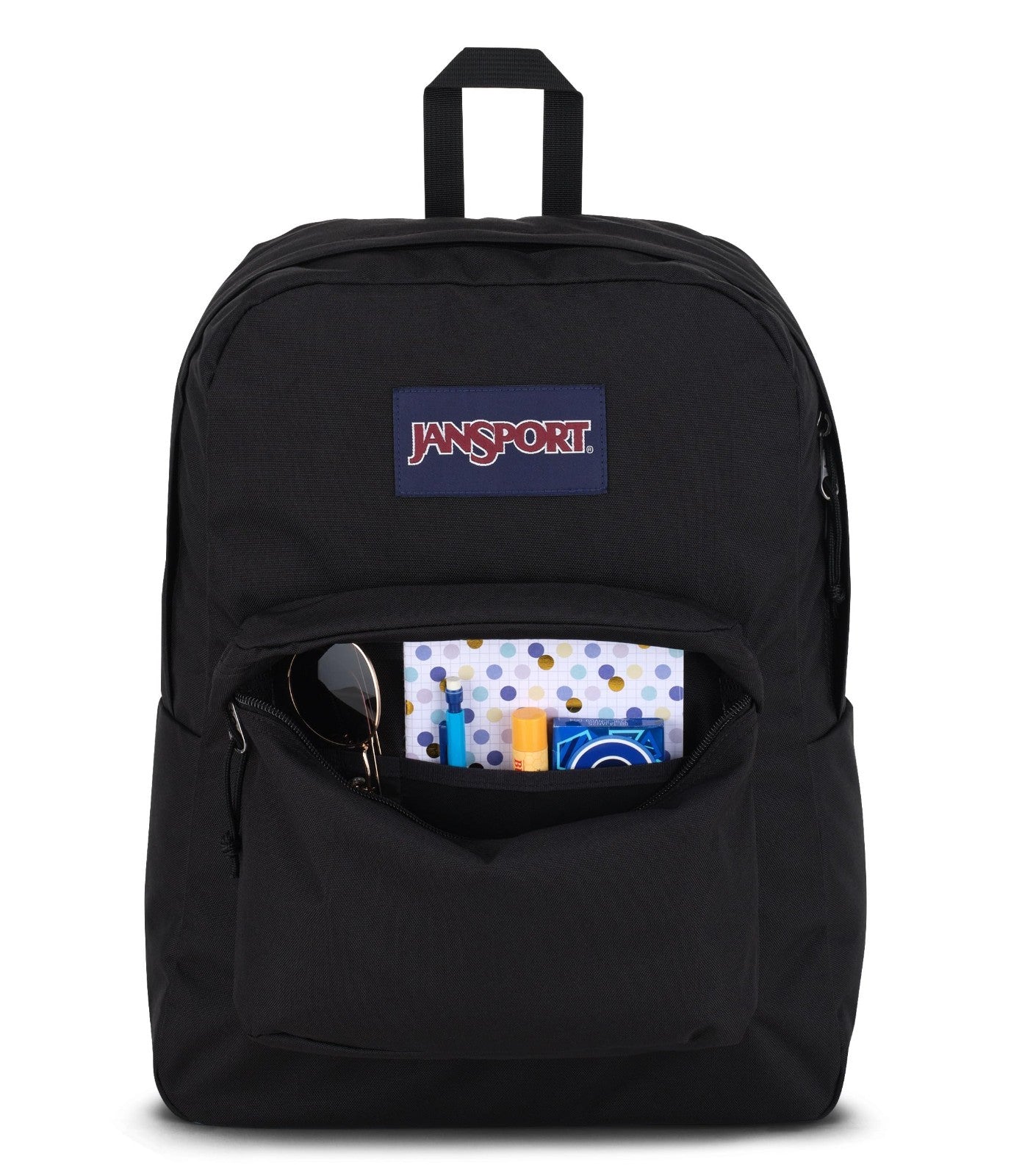 Durable Lightweight Backpack   1 Main Compartment, Front Organizer Pocket, Black3