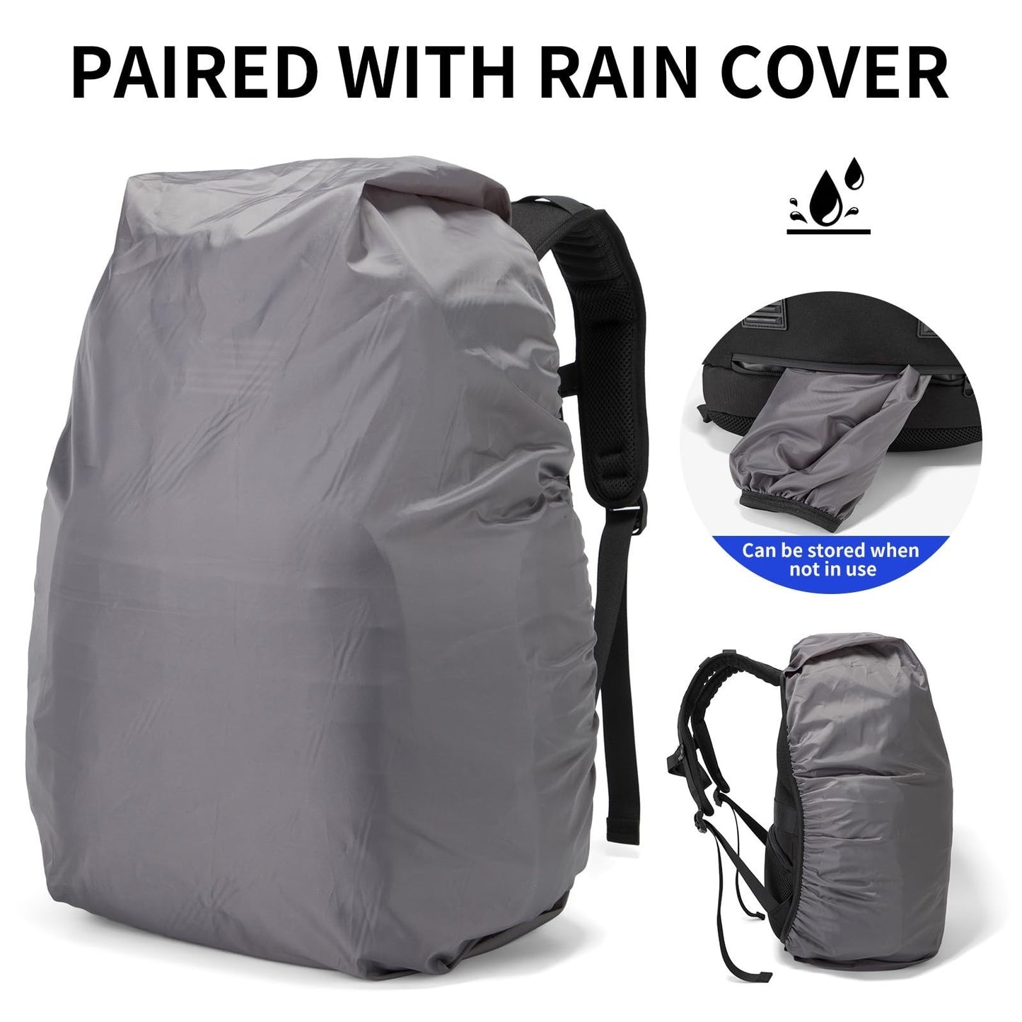 Tactical Military Backpack for Men   Small Black Assault Bag, Outdoor Gear5