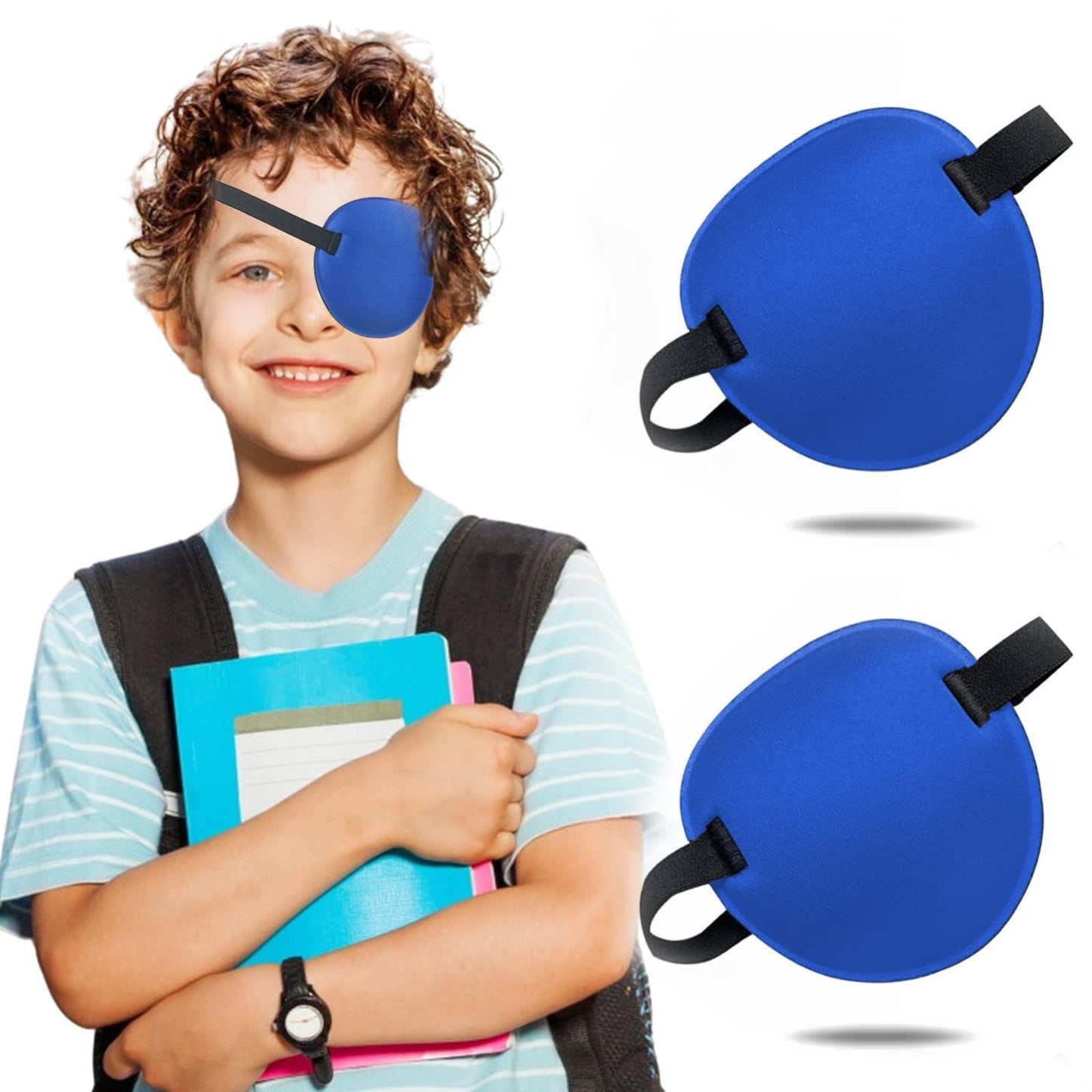 3D Adjustable Eye Patch - 2PCS Medical Eyepatch for Amblyopia, Lazy Eye, Adults1