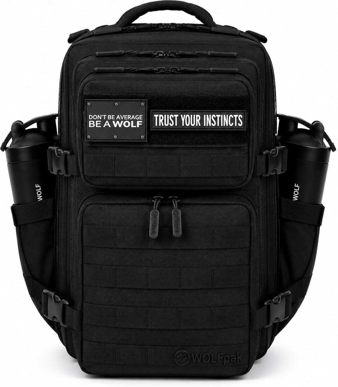 Durable 35L Waterproof Gym Backpack   1000D Oxford, MOLLE Webbing, Laptop Pocket1