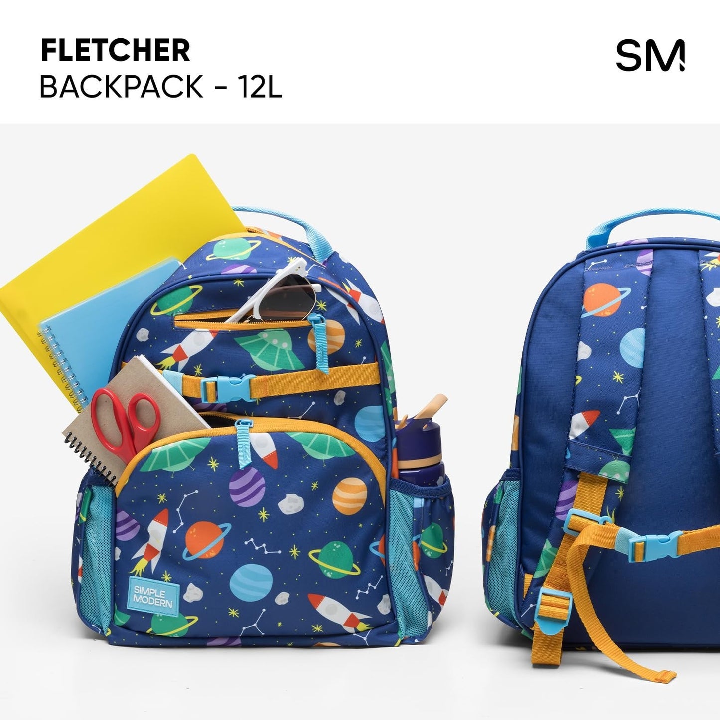 Kids Dinosaur Backpack for School, 12L Bookbag for Toddlers & Preschoolers | Cut4