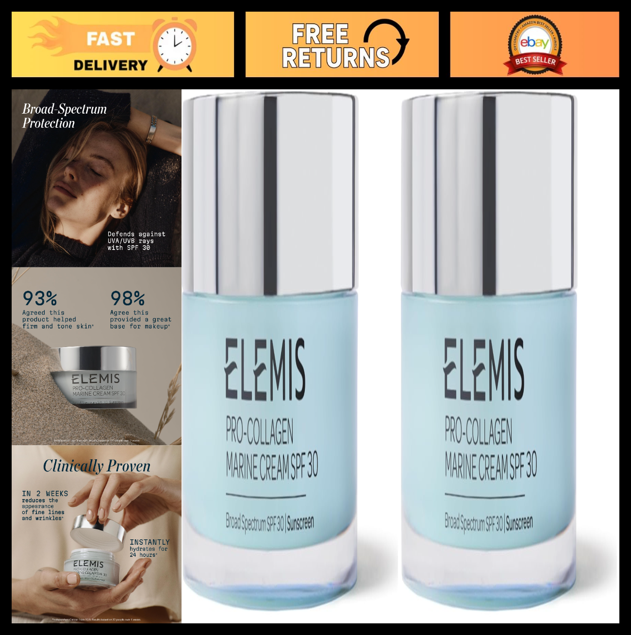 Lightweight Anti Wrinkle Daily Moisturizer with SPF 30   Pro Collagen Marine Cre0