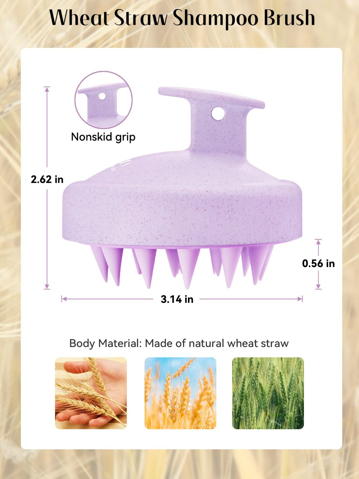 Soft Silicone Scalp Massager Brush for Hair Growth, Dandruff Removal & Stress Re2