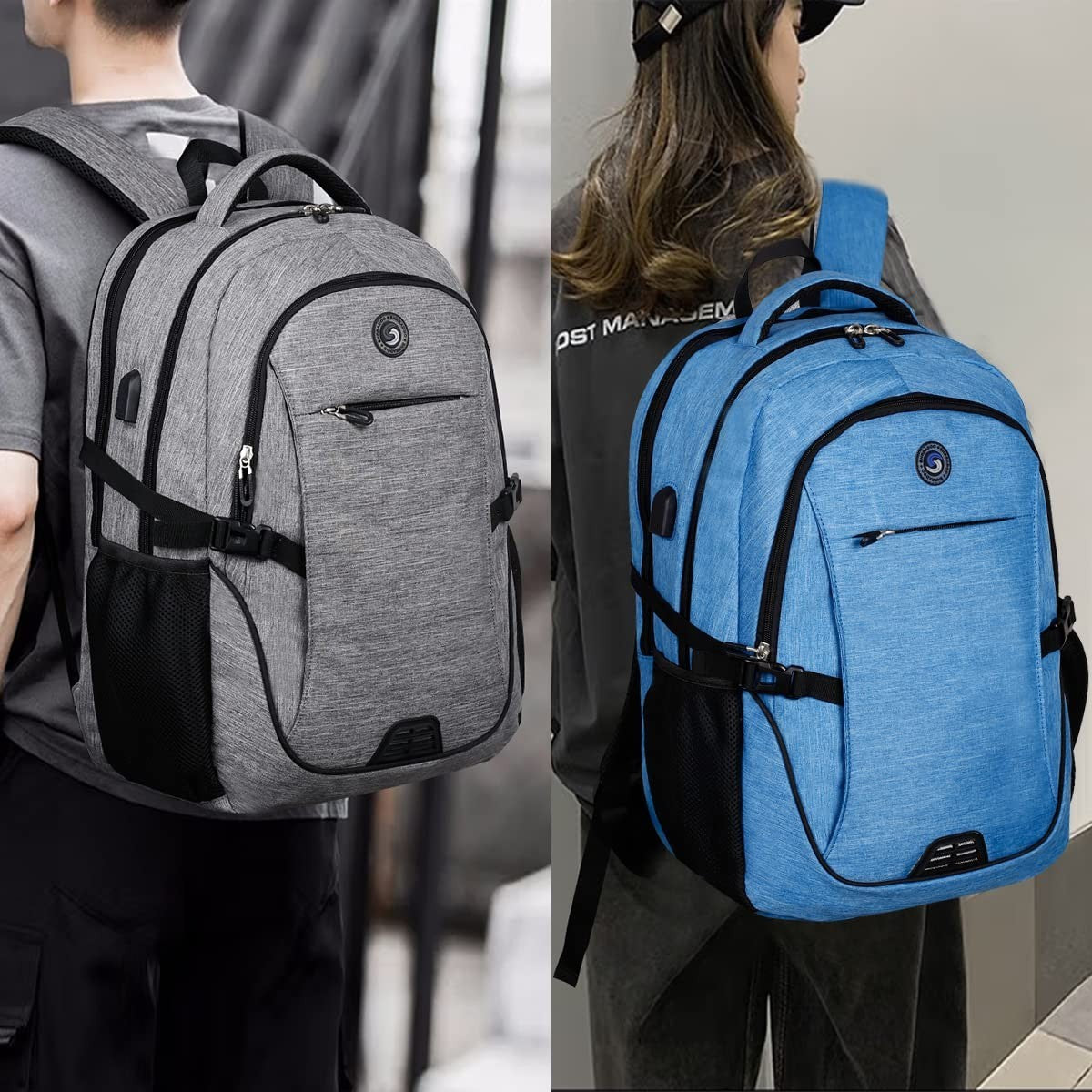 Travel Laptop Backpack for Men & Women, College School Bag, Durable & Stylish5