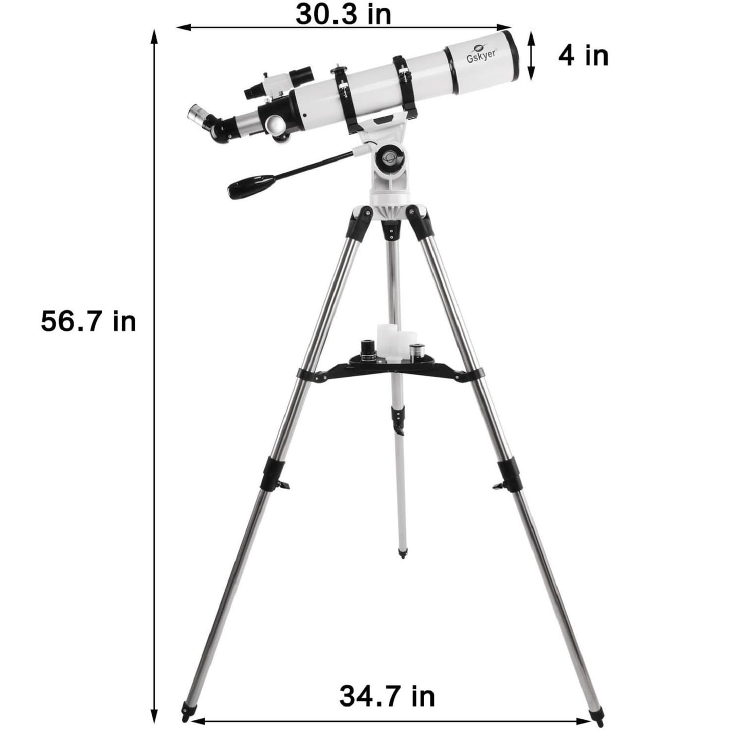 600x90mm AZ Refractor Telescope for Adults   Astronomy, German Technology, Starg5