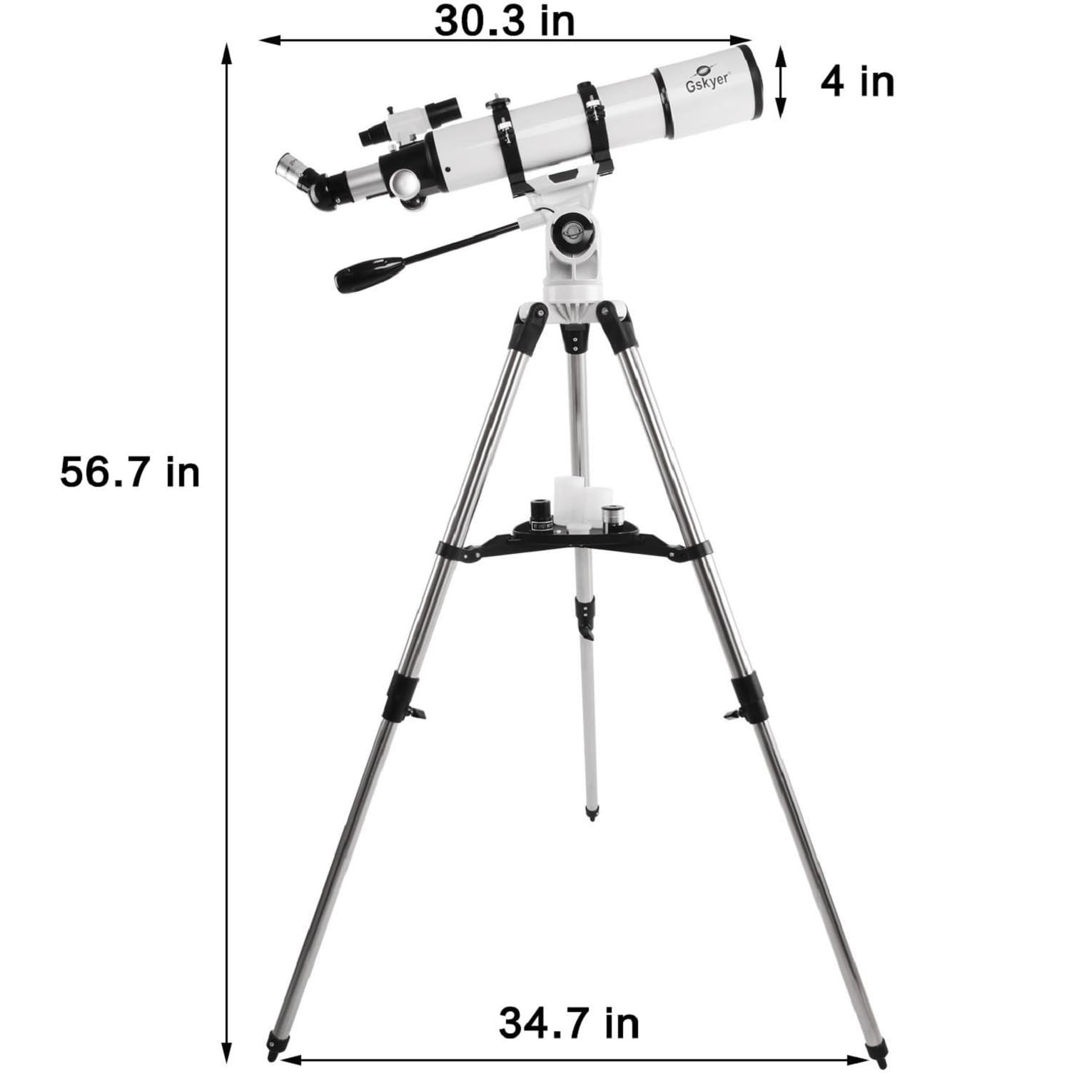 600x90mm AZ Refractor Telescope for Adults   Astronomy, German Technology, Starg5