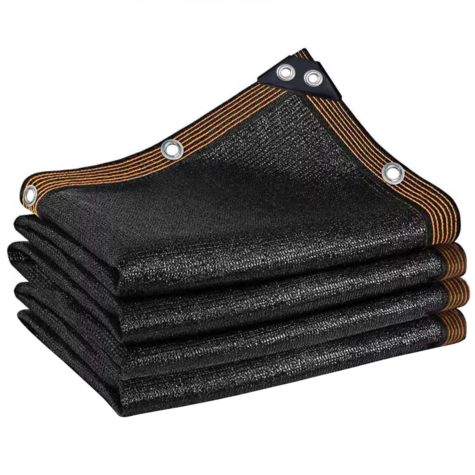 70% Black Shade Cloth 6.6x10 FT Mesh Tarp with Grommets - Garden Sunblock Cover0