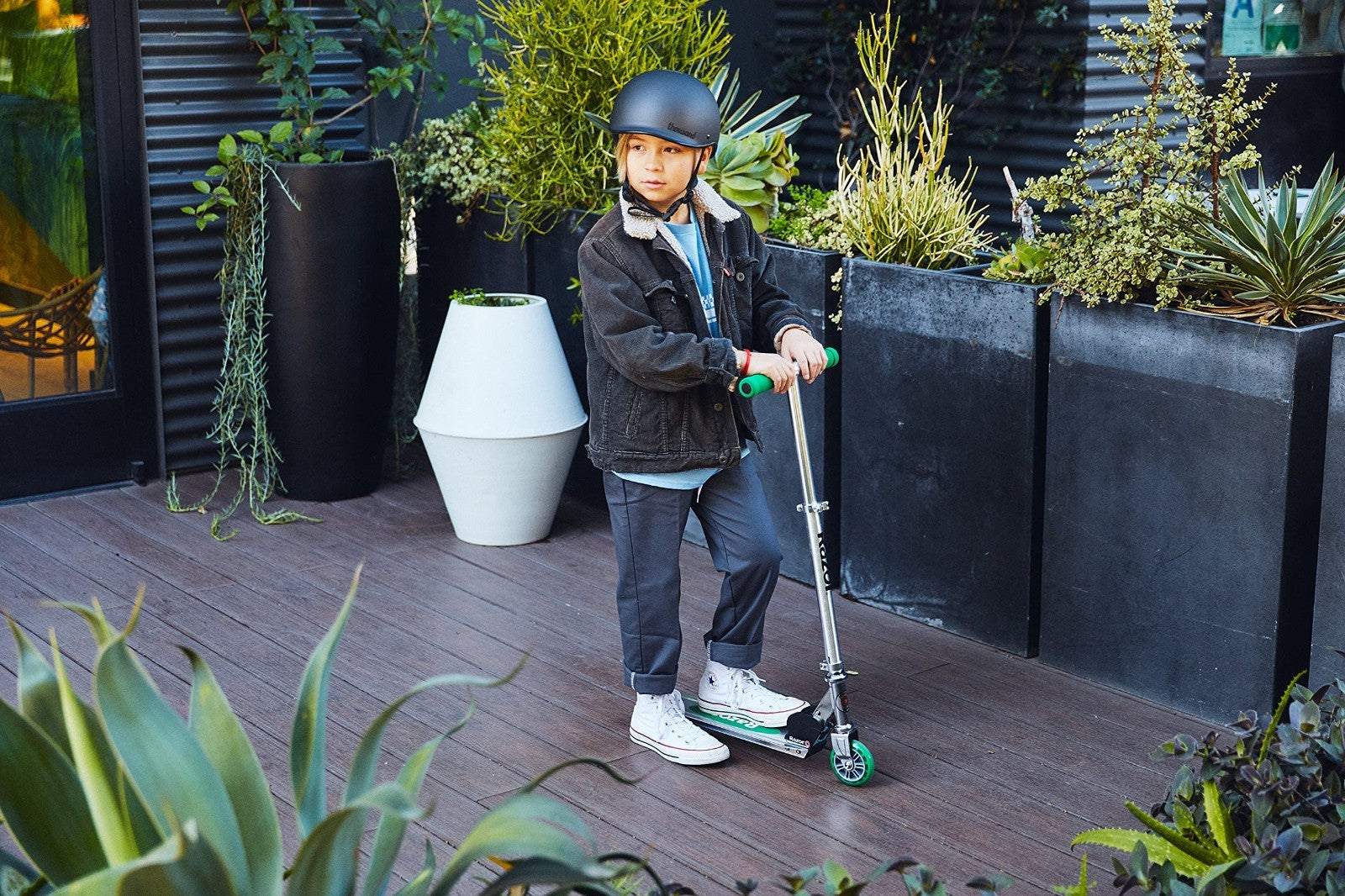 Lightweight Foldable Kick Scooter for Kids - Aluminum Frame, Adjustable Handleba9