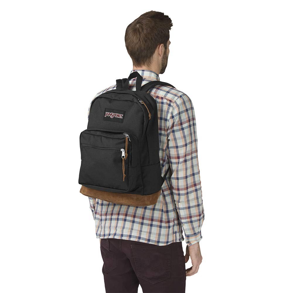 Durable Daypack Backpack with Padded 15" Laptop Sleeve & Water Bottle Pocket   B7