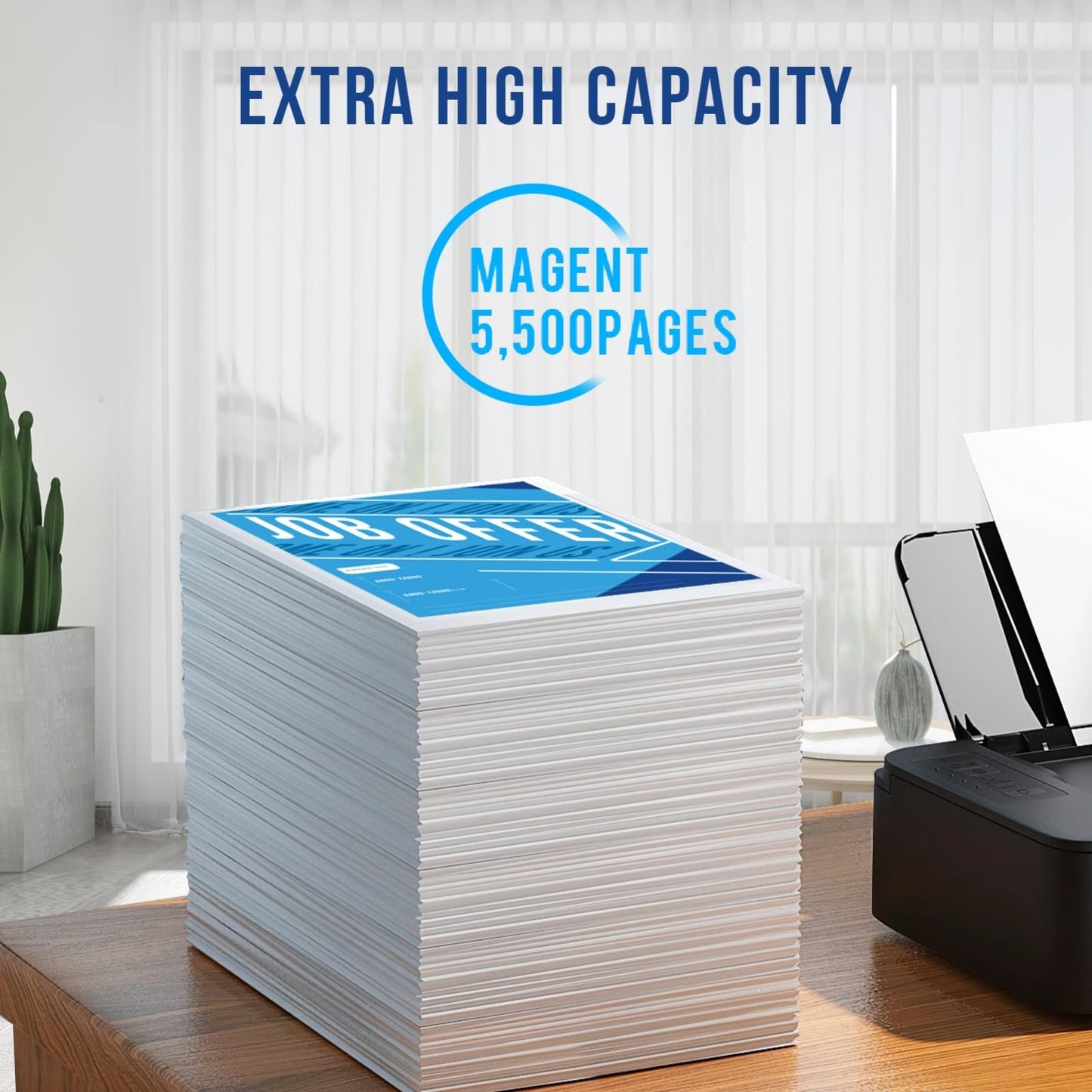 Cyan Toner Cartridge for Xerox C310 C315 - Extra High Capacity, 5500 Pages, Comp3