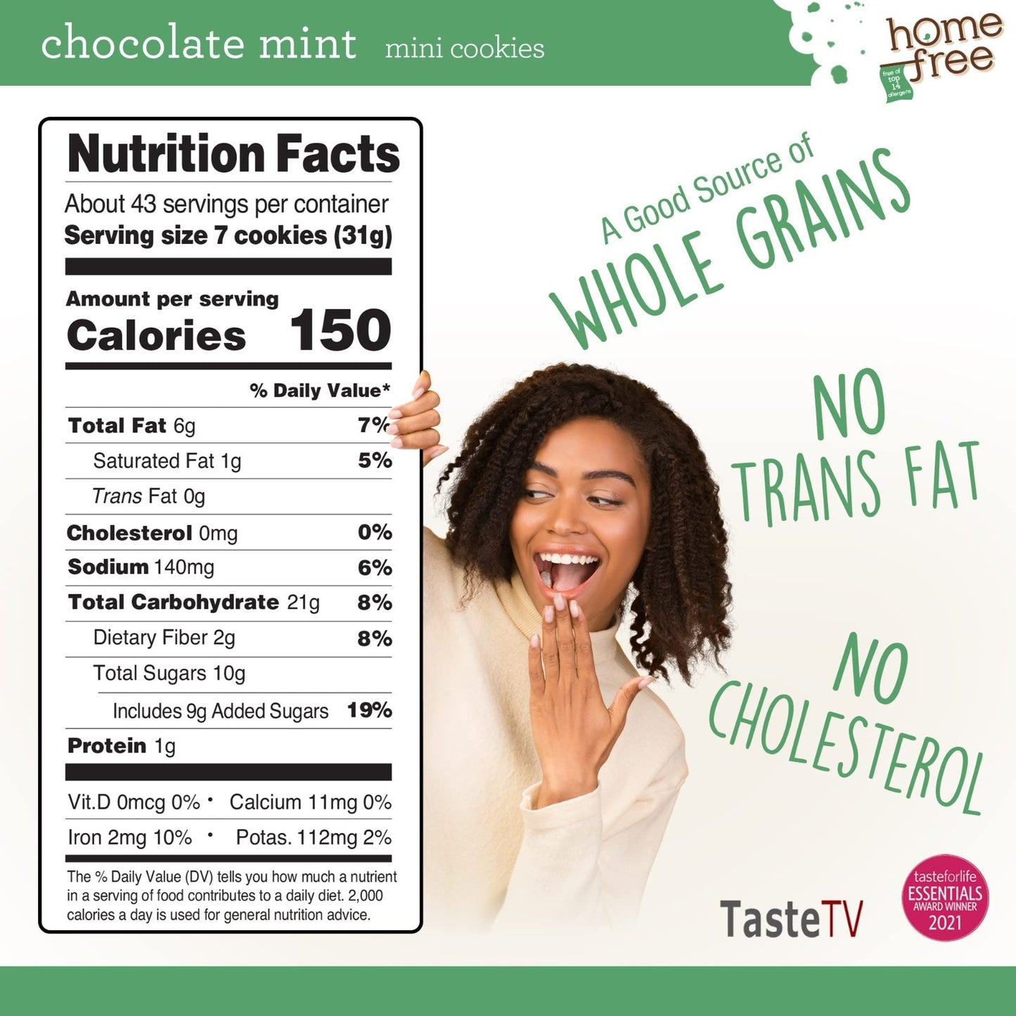 Nut Free Gluten Free Vegan Chocolate Mint Mini Cookies 3 lb Bulk - Allergy Frien2
