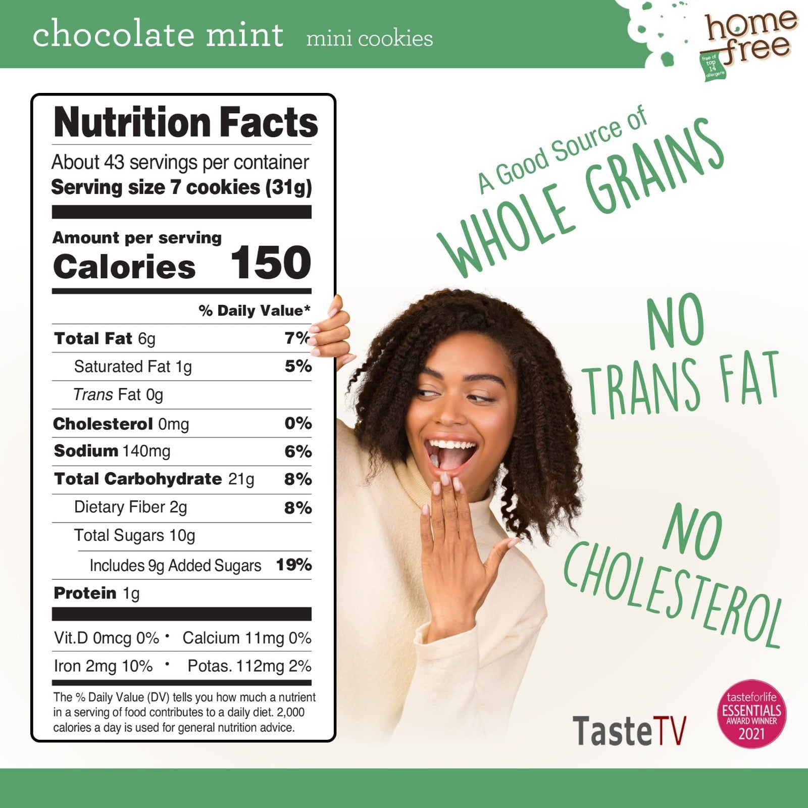 Nut Free Gluten Free Vegan Chocolate Mint Mini Cookies 3 lb Bulk - Allergy Frien2