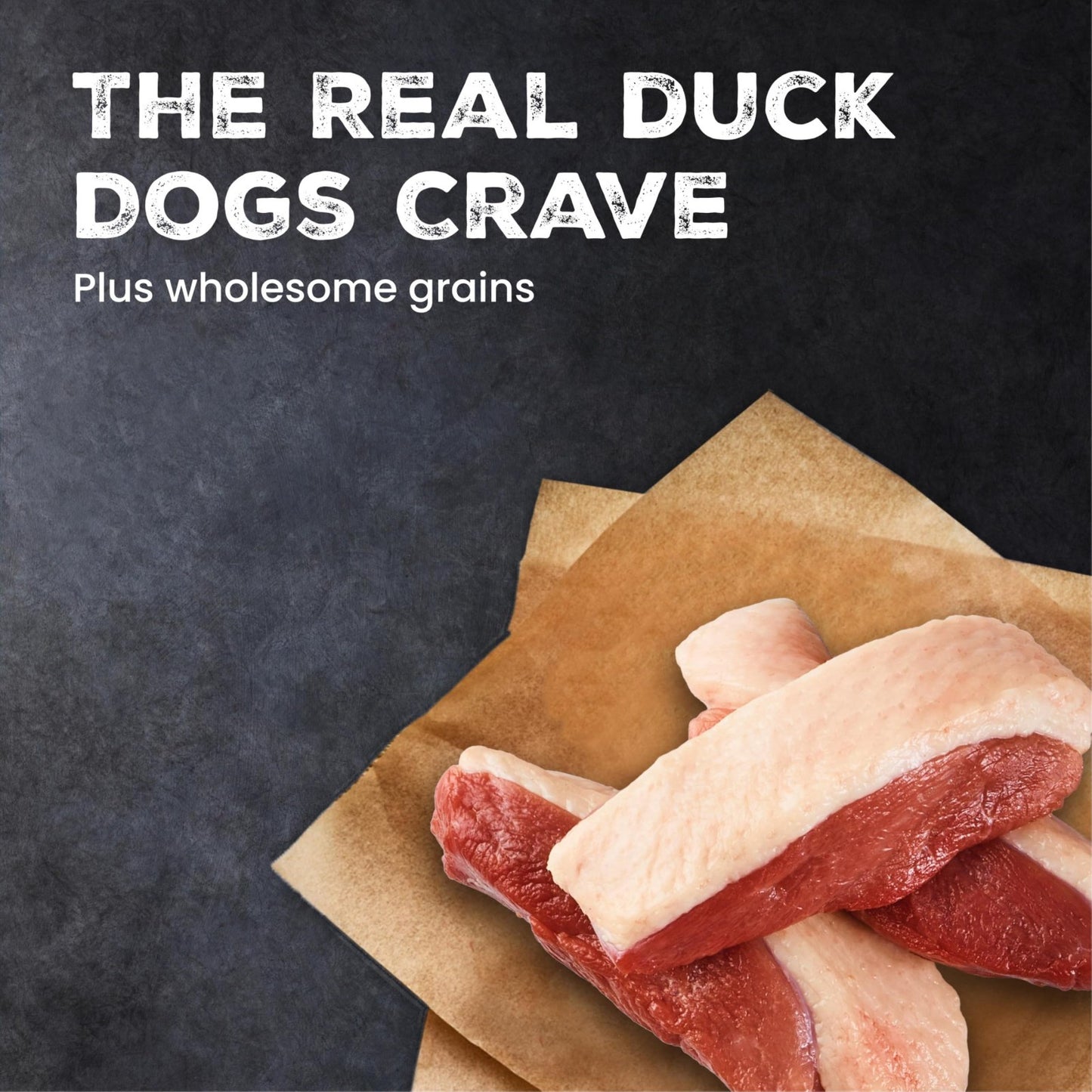 Grain Free Duck & Wholesome Grains Adult Dry Dog Food, 28 lb   High Protein, Nat2