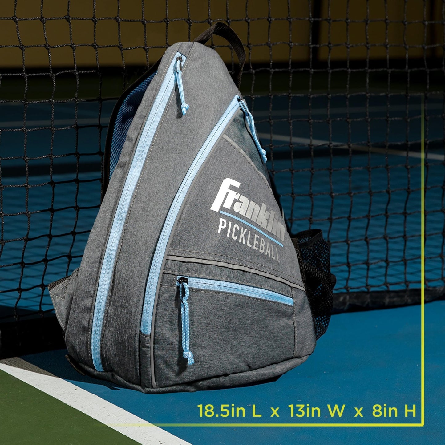 Pickleball Sling Bag Backpack - Lightweight, Durable, Adjustable Straps, Storage2