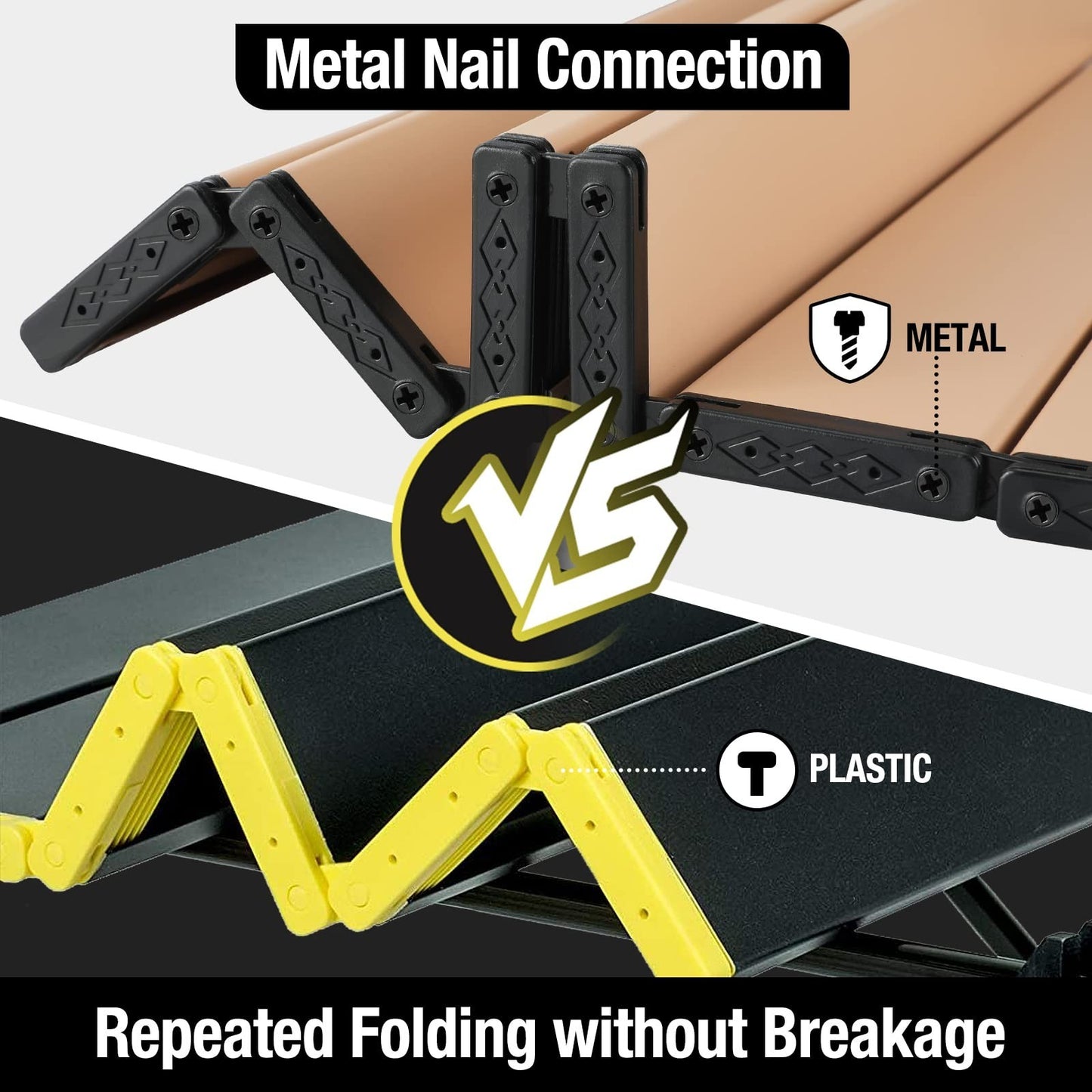 Ultralight Folding Camping Table - Portable Aluminum Beach Table with Carry Bag3