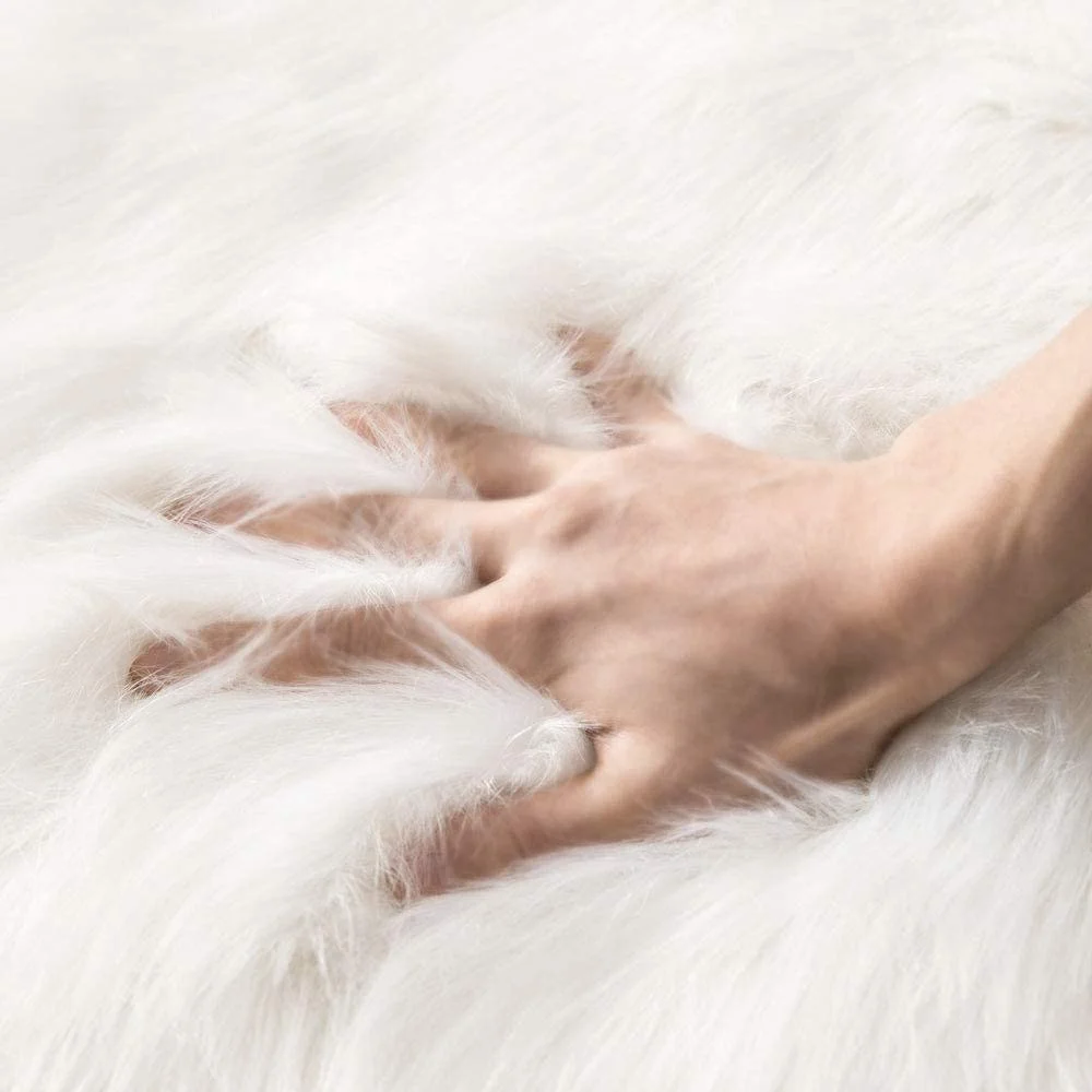 Fluffy Rugs Faux Fur Sheepskin Area Rug 2x3ft/2x4ft/2x5ft/3x5ft/4x6ft Colorful1