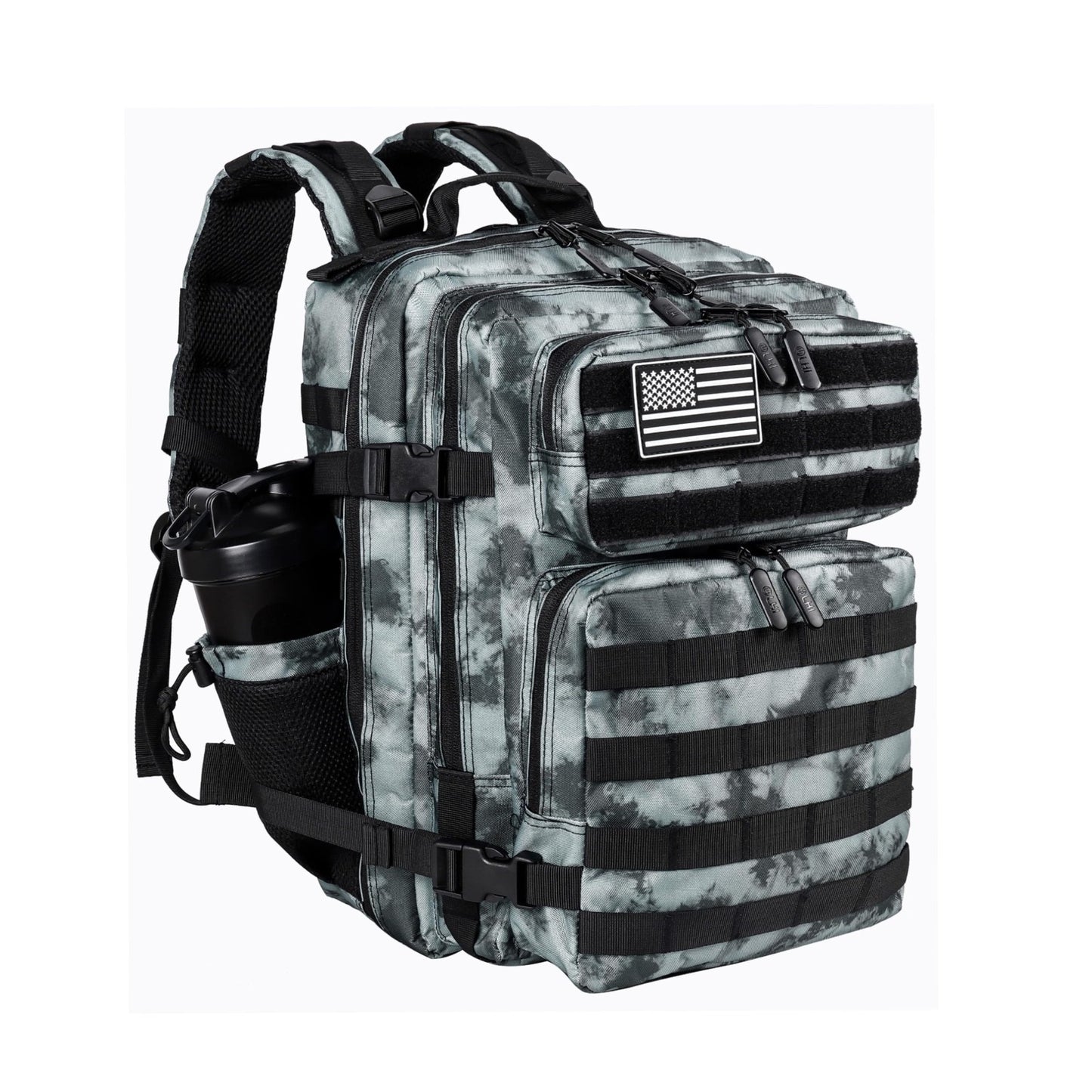 Tactical Military Backpack 25L/35L Army Assault Pack Rucksack with Bottle Holder1