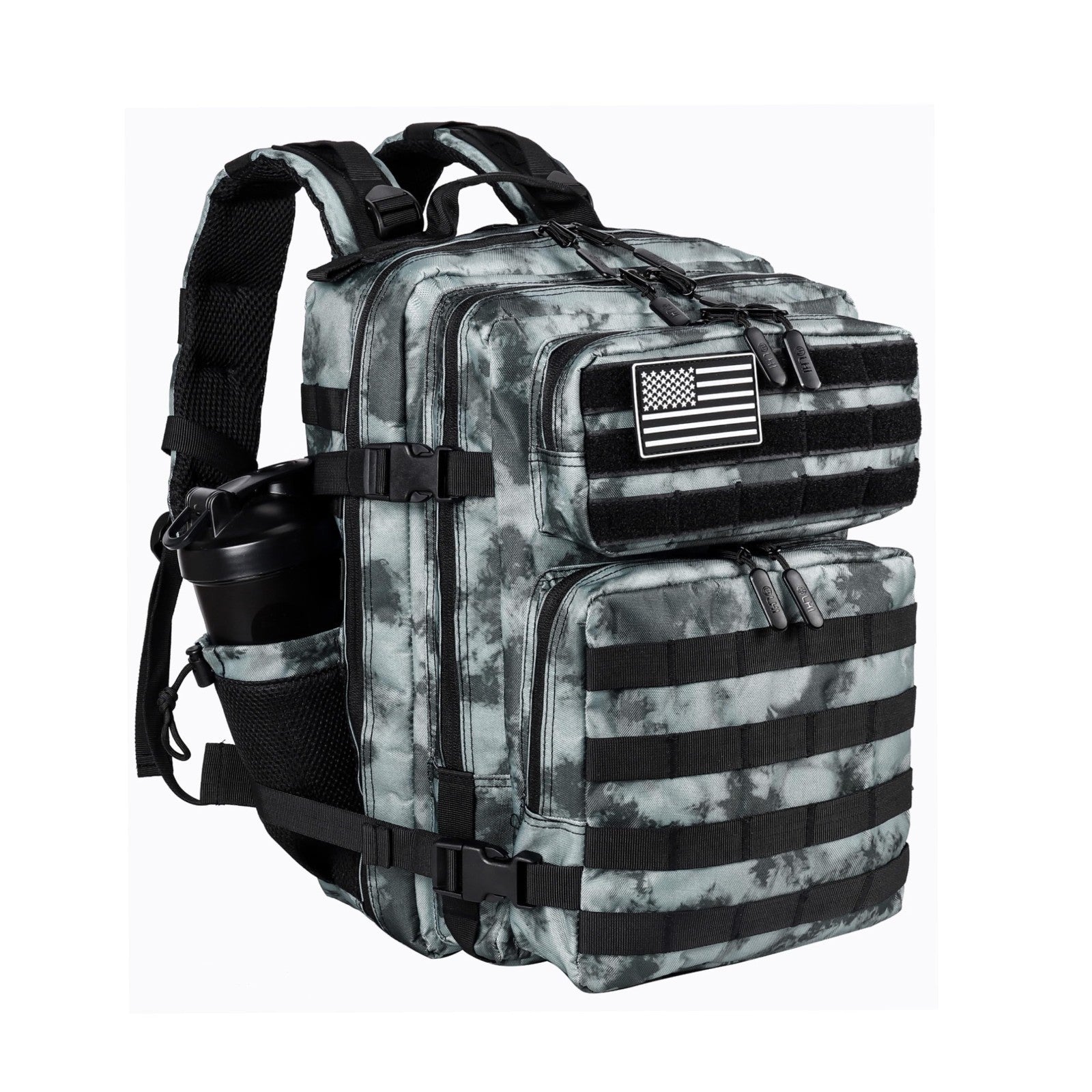 Tactical Military Backpack 25L/35L Army Assault Pack Rucksack with Bottle Holder1