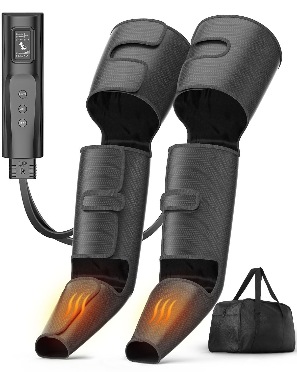 Leg Compression Boots - Foot Massager with Heat, 3 Modes & Intensities, Muscle R1